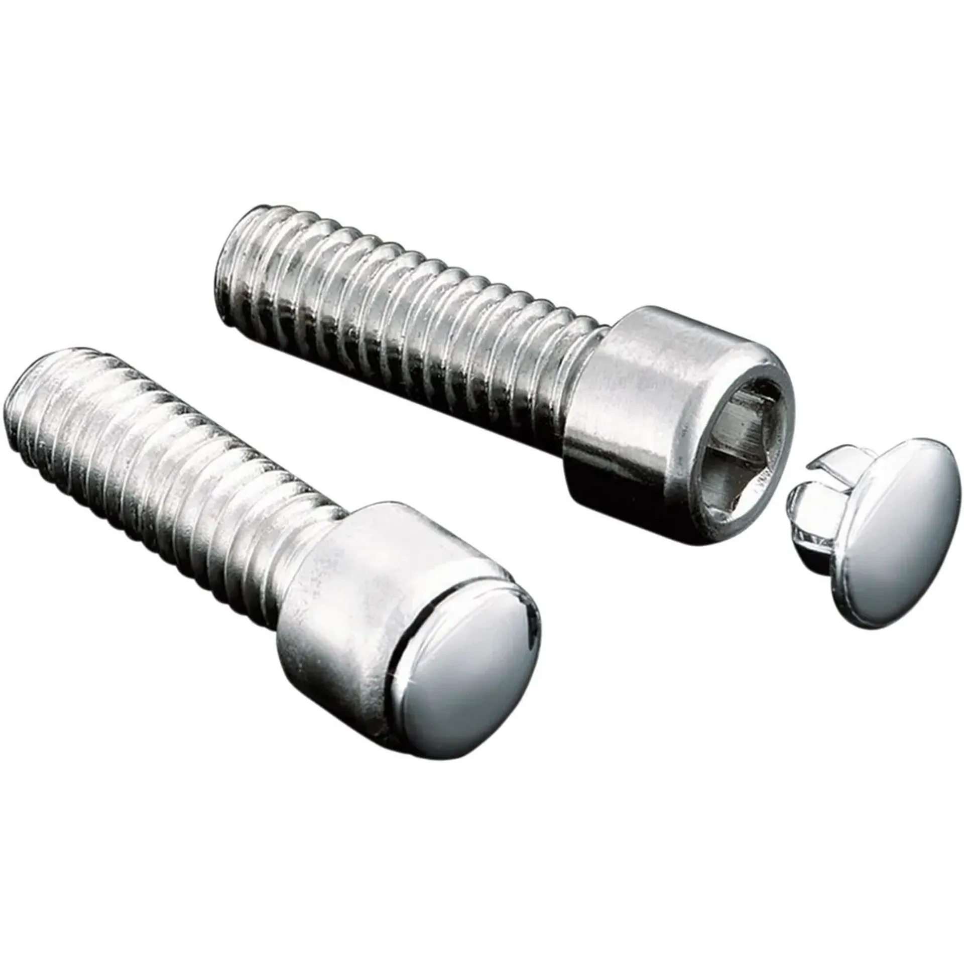 Hot Spots Custom End Plugs Chrome For 3/8″ Allen Bolts