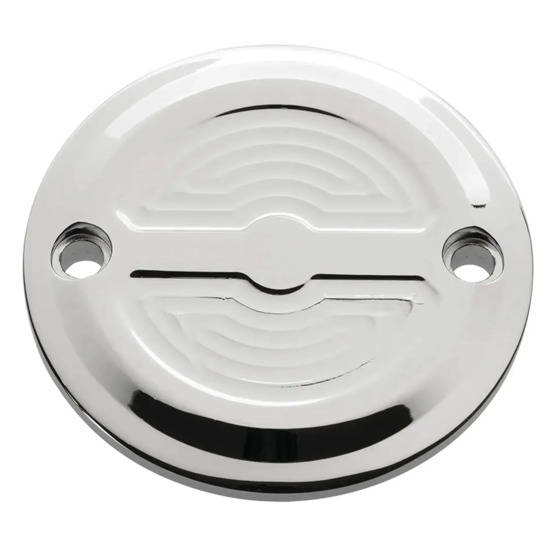 JM Timing Cover Milled Chr FLH/T17-Up