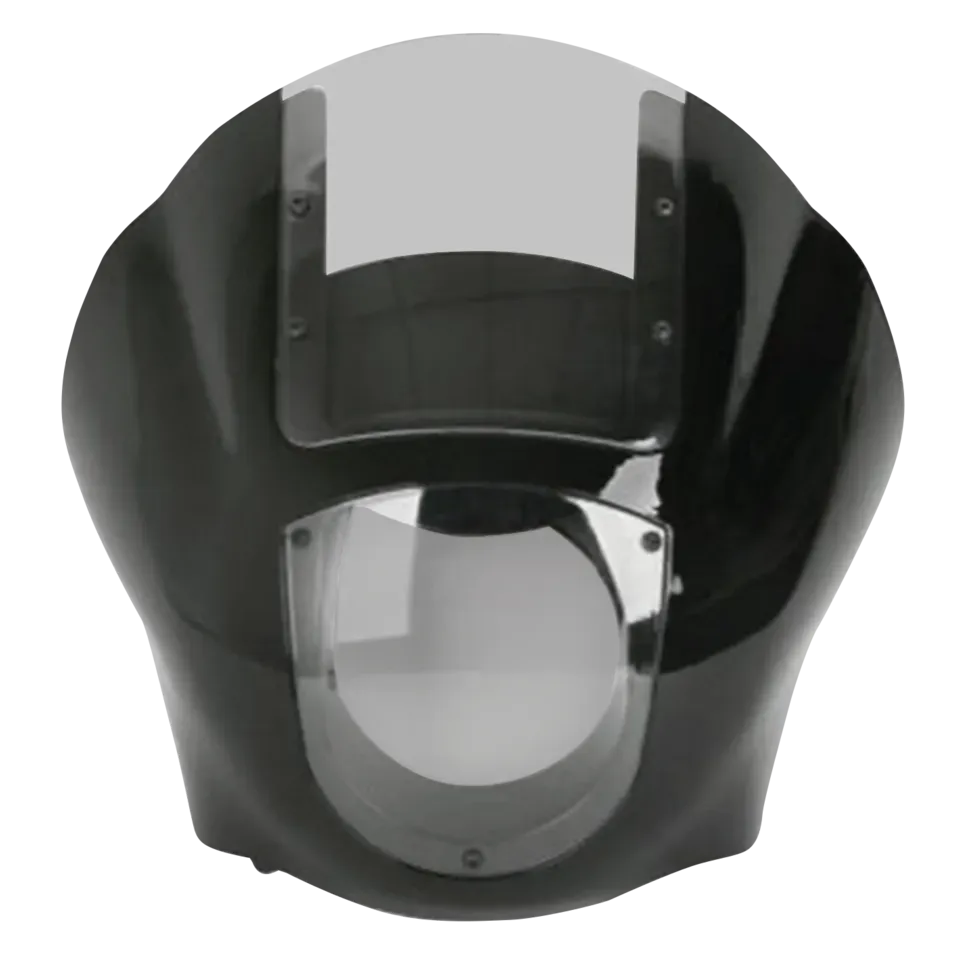 Quarter Fairing Gloss Black Clear Screen - Afbeelding 2