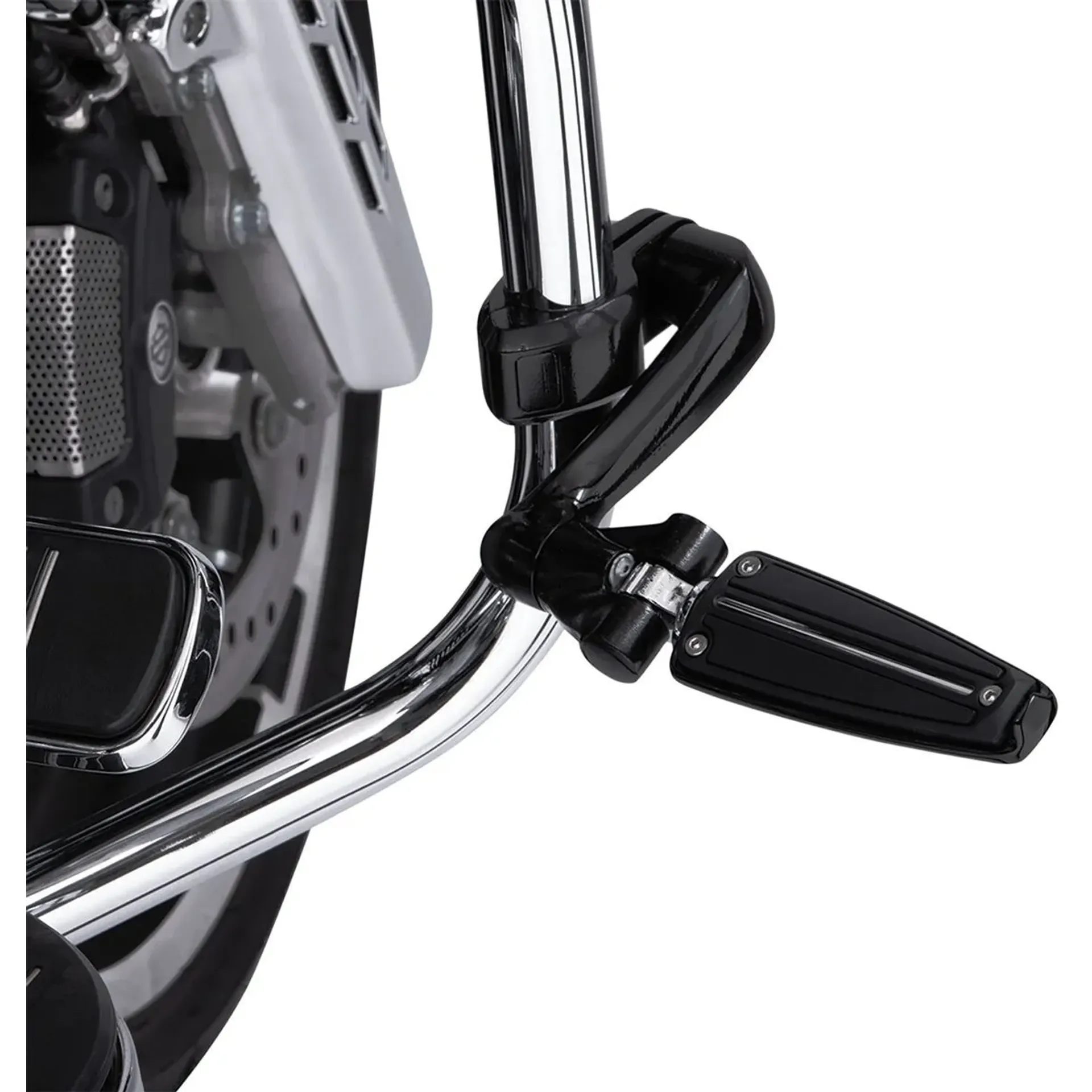 Highway Mount Adjustable With Extension Arm & Clevis Black