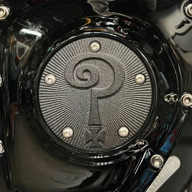 Indian Larry, %27%27Question Mark%27%27 point cover. Matte black