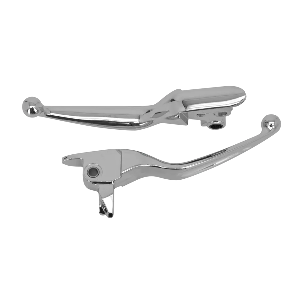 GZP Chr FLH/T08-16 levers, cable clutch
