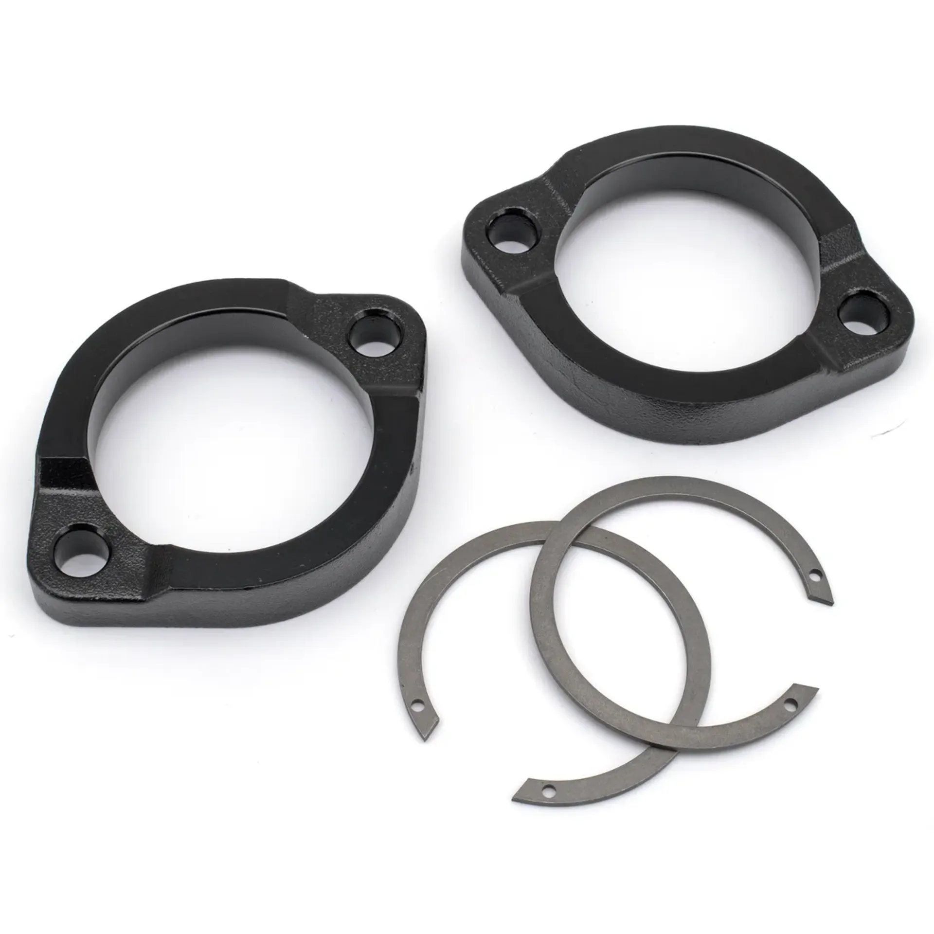 GZP Lucifer black exhaust clamp set