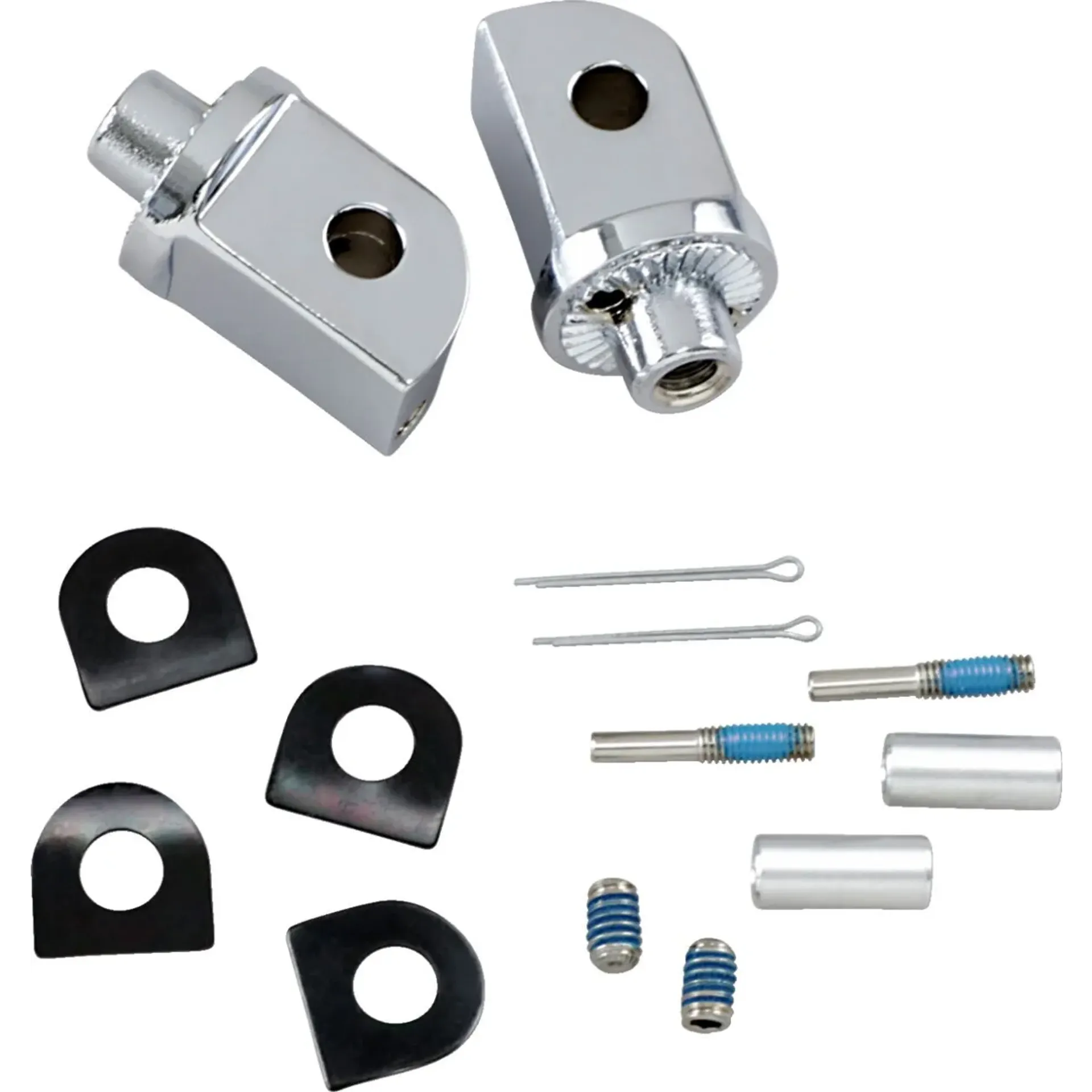 Splined Adapter Mounts Chrome