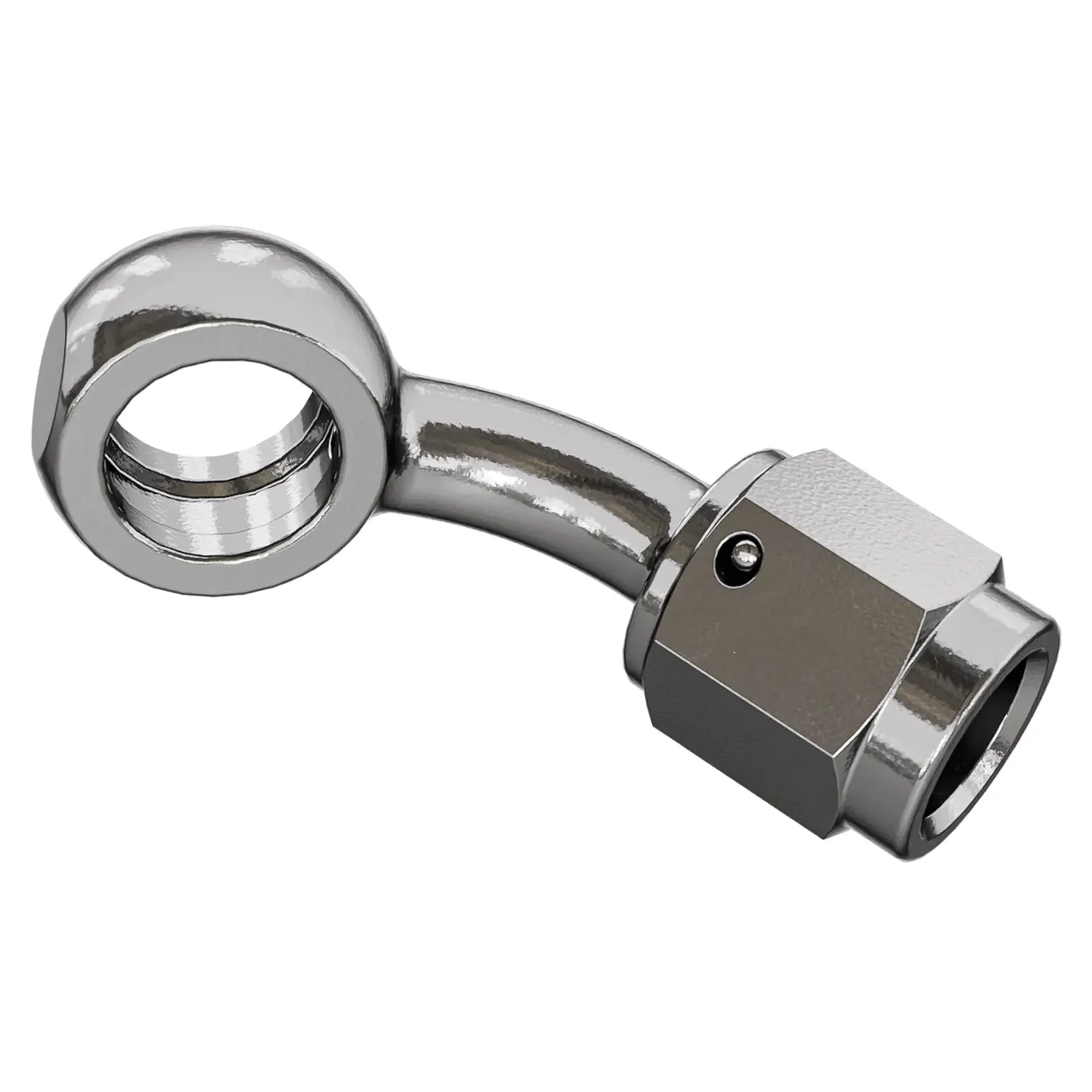 SS Adapter 3/8″-24 Female 45degr.ee
