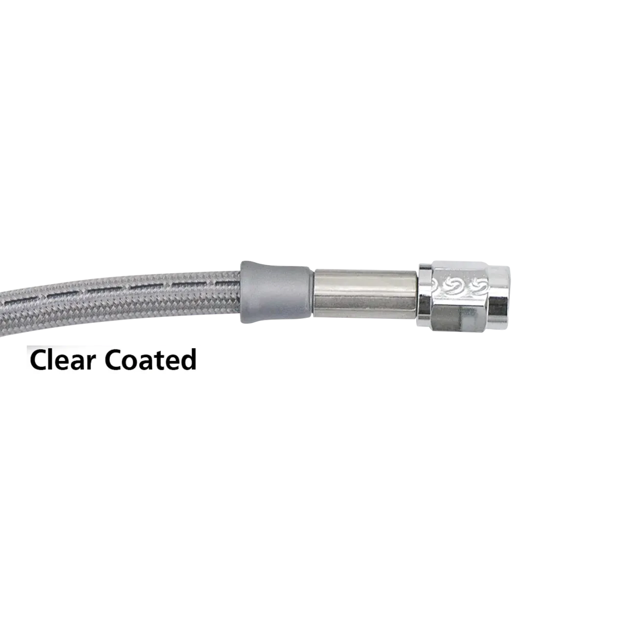 Clearcoated brake line 32" TUV