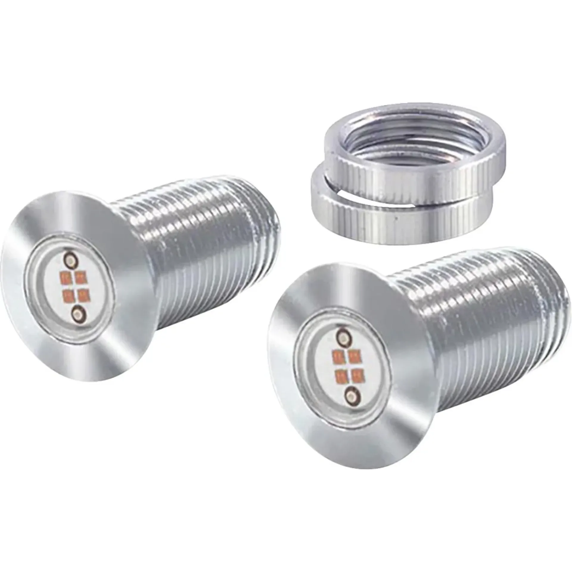 Brake Light Bag Bolts Lighting Bolts Silver