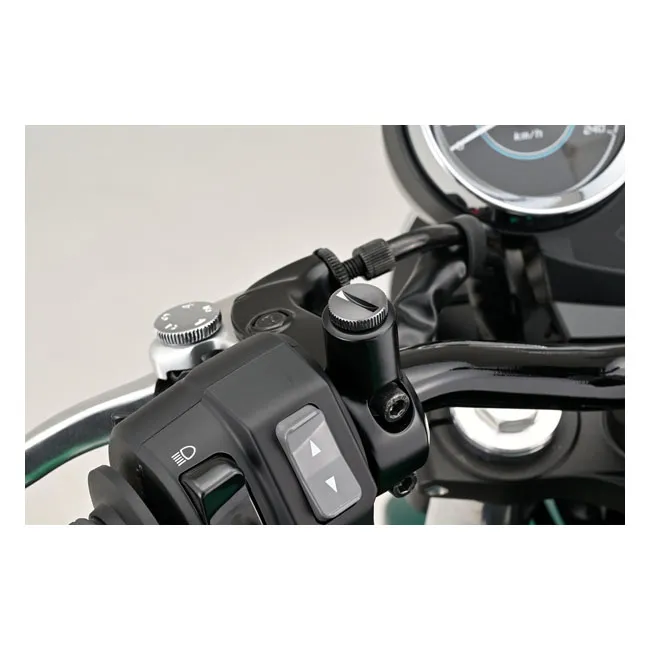 Daytona, mirror hole plug. Gun-metal. RHT - Afbeelding 3