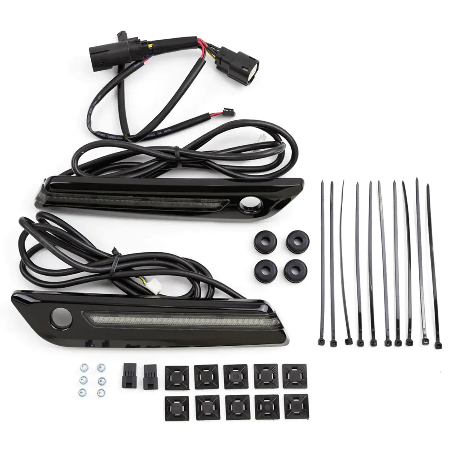 Blk hardbag latch cvrs smoke FLH/T14-Up