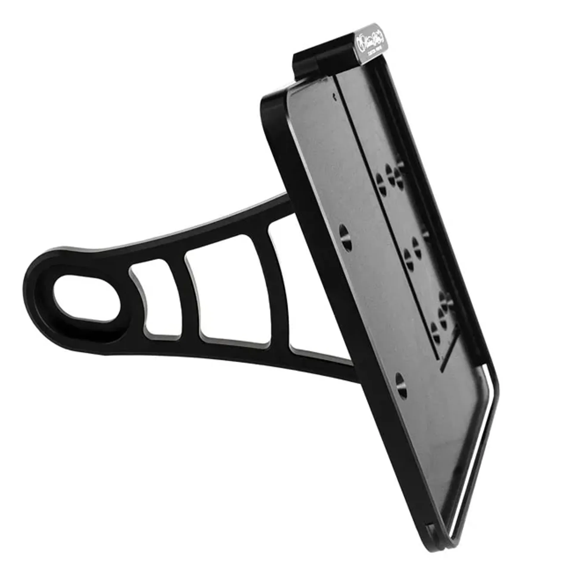 *6 DAYS EXTRA TRANSIT TIME* HeinzBikes, side mount license plate bracket. Black