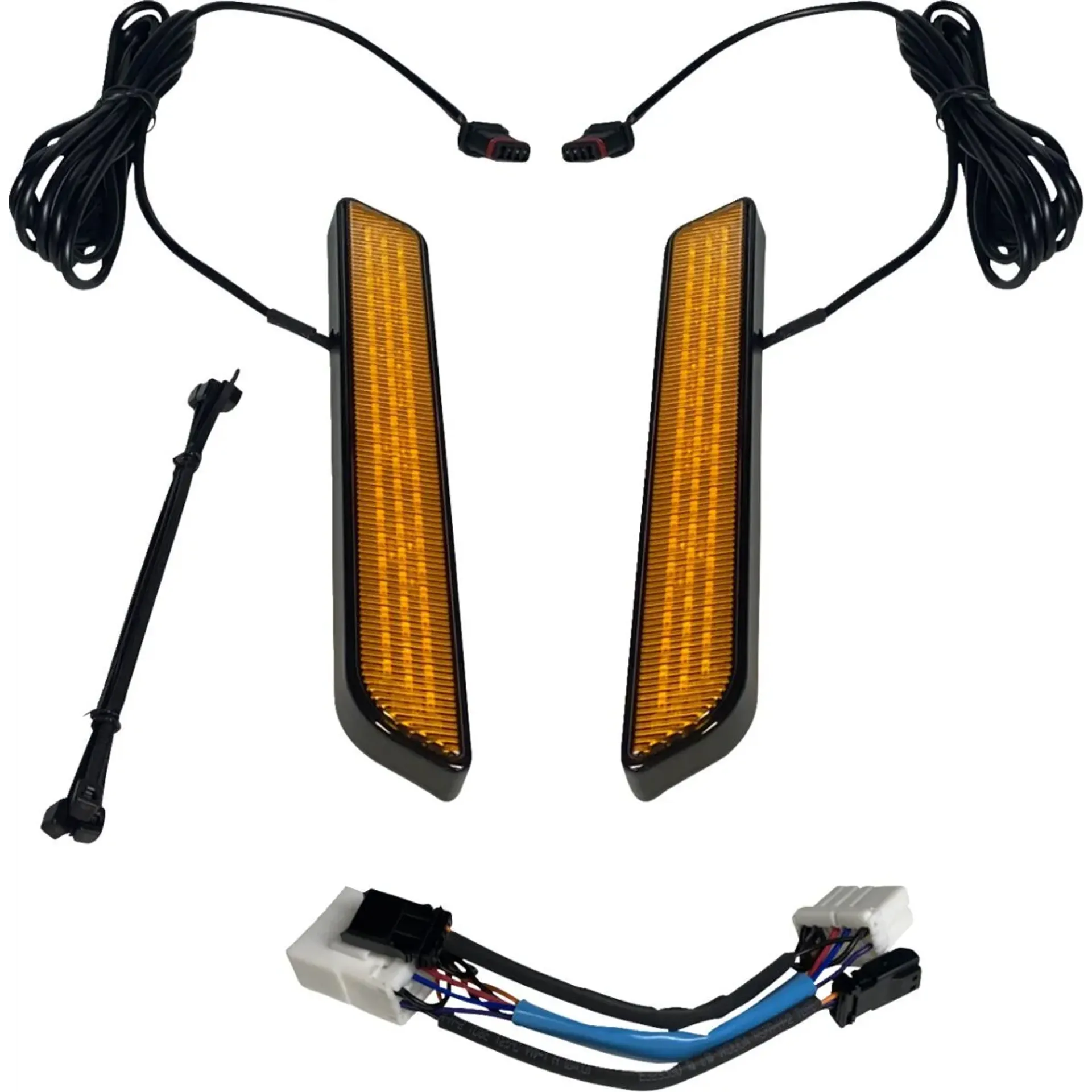 Led Fork Light – Amber – Black