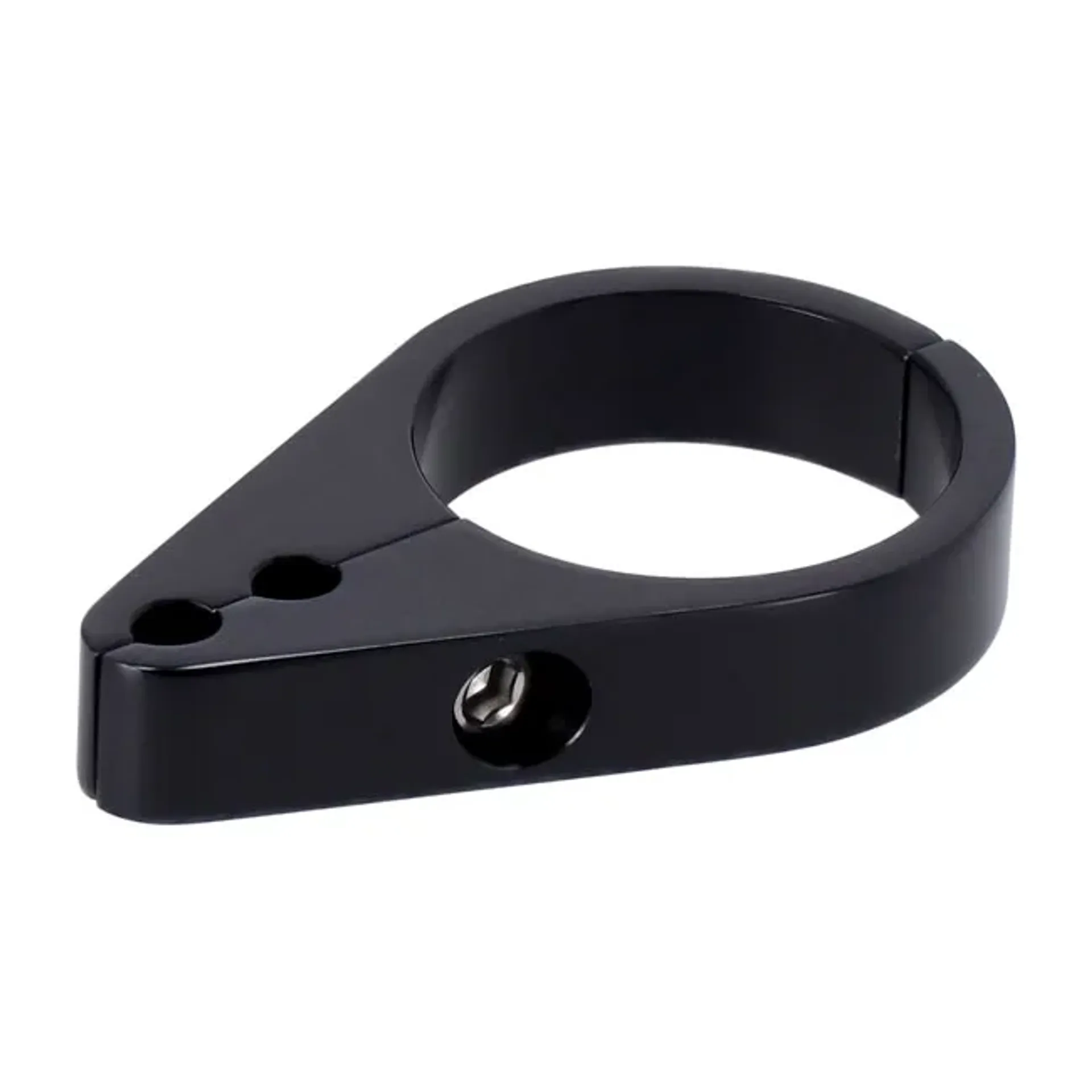 2-piece frame cable clamp. Throttle/Idle. Black