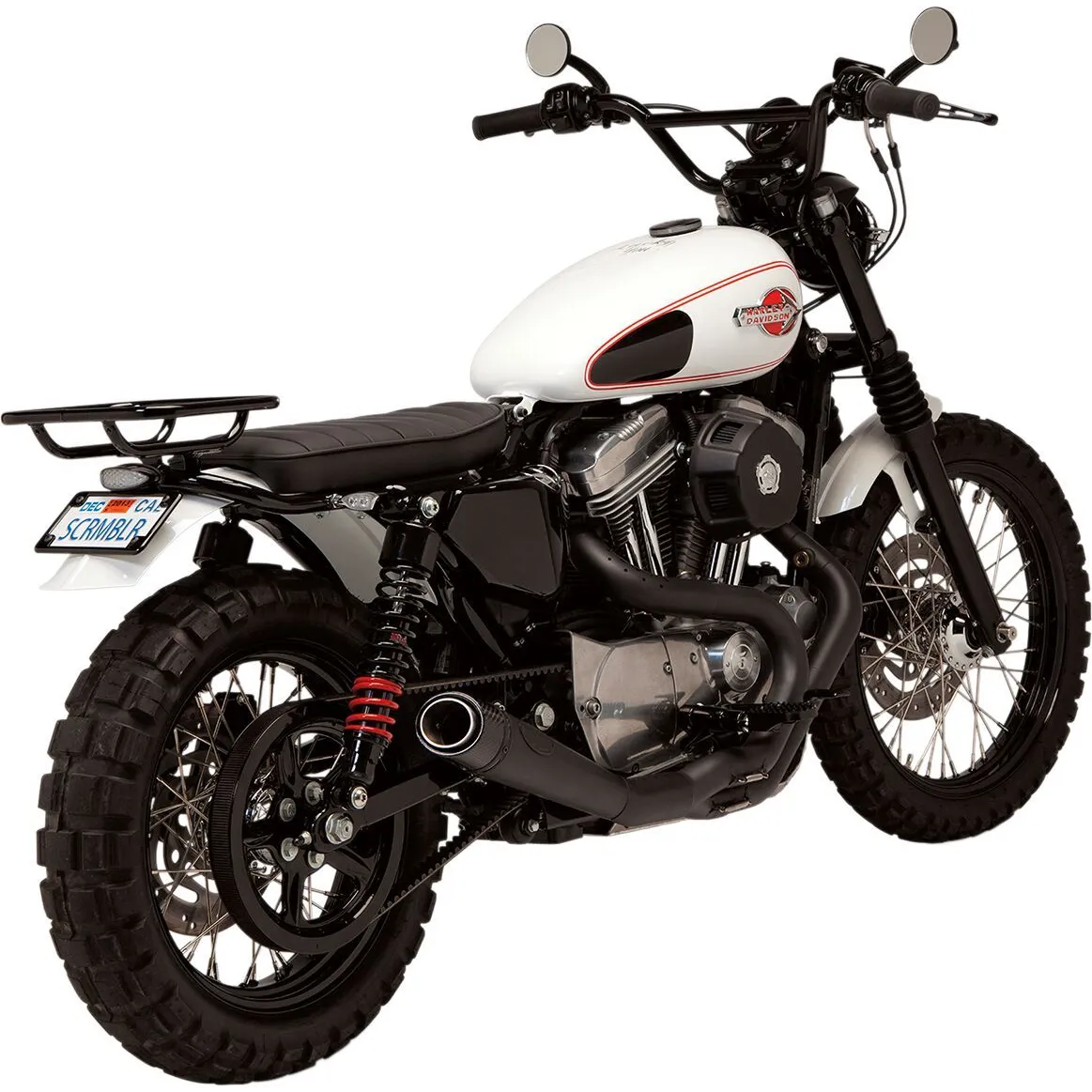 Shocks 15" Stiletto Black W/Red & Black Springs - Afbeelding 3