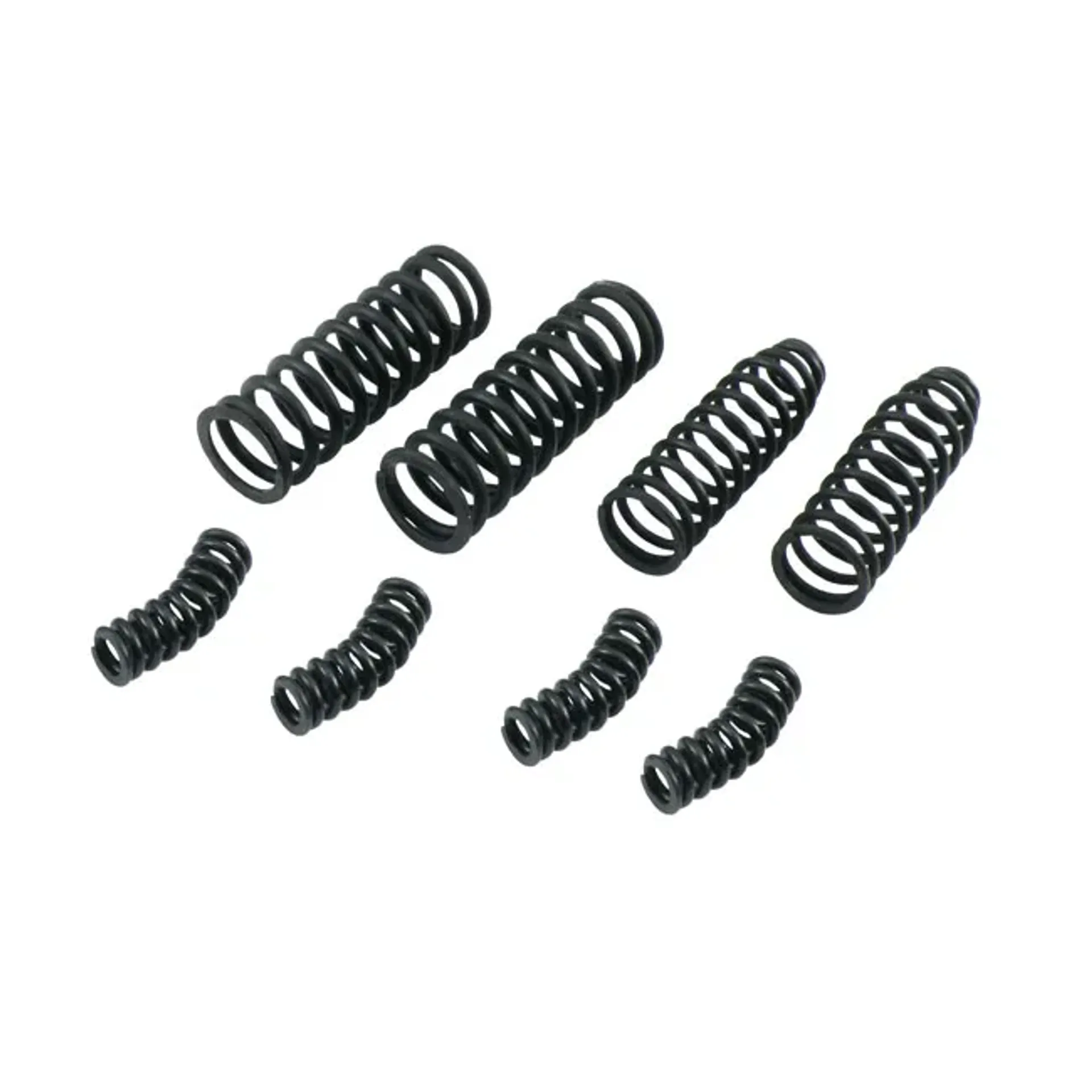 Replacement 8-spring set for early Springer forks. Black