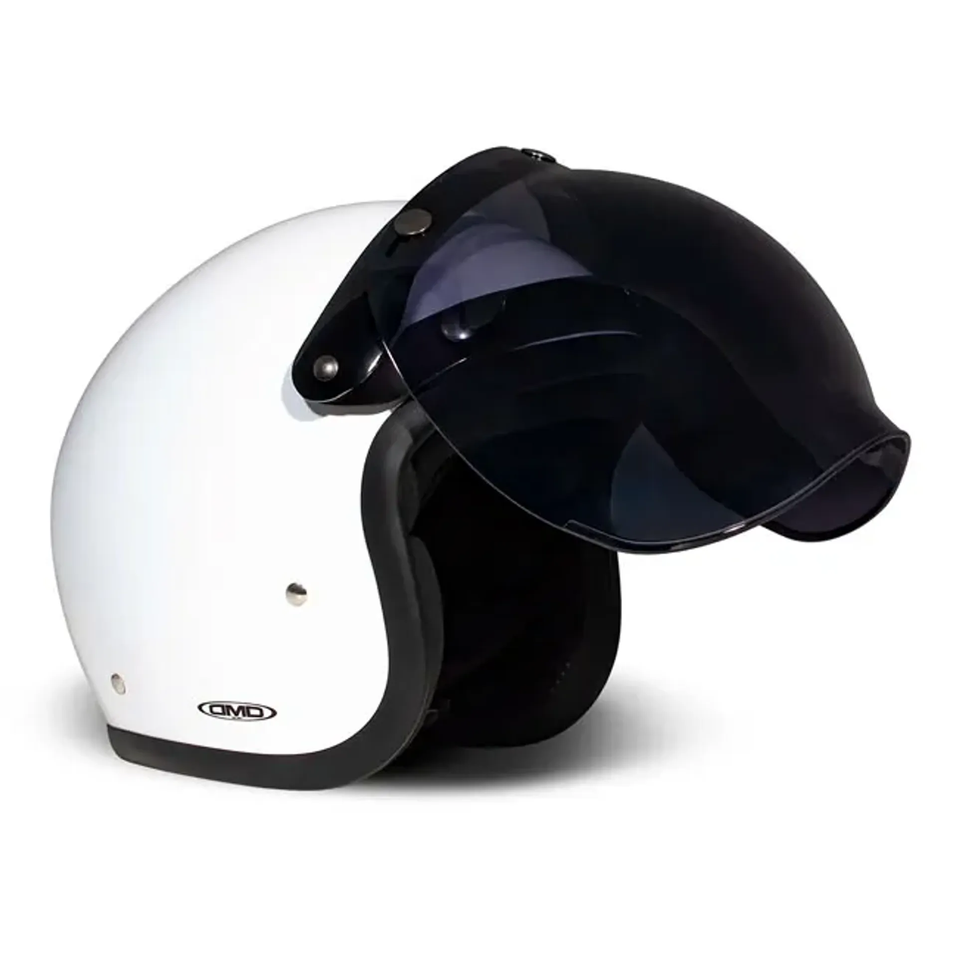 DMD Flip-up bubble visor smoke