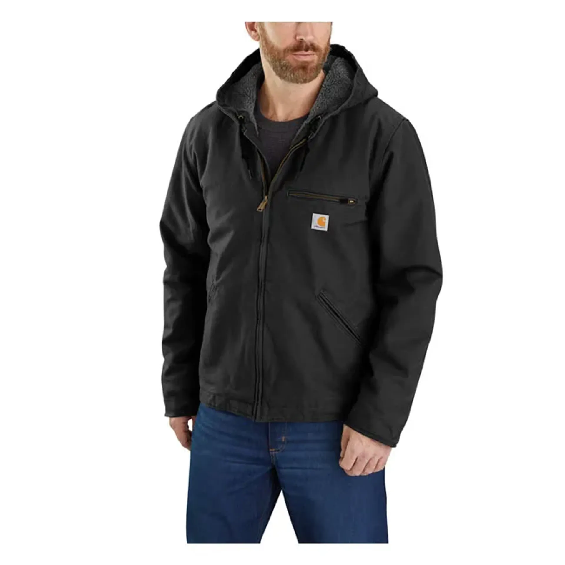 *2 WEEKS EXTRA TRANSIT TIME* Carhartt Washed duck lined jacket black