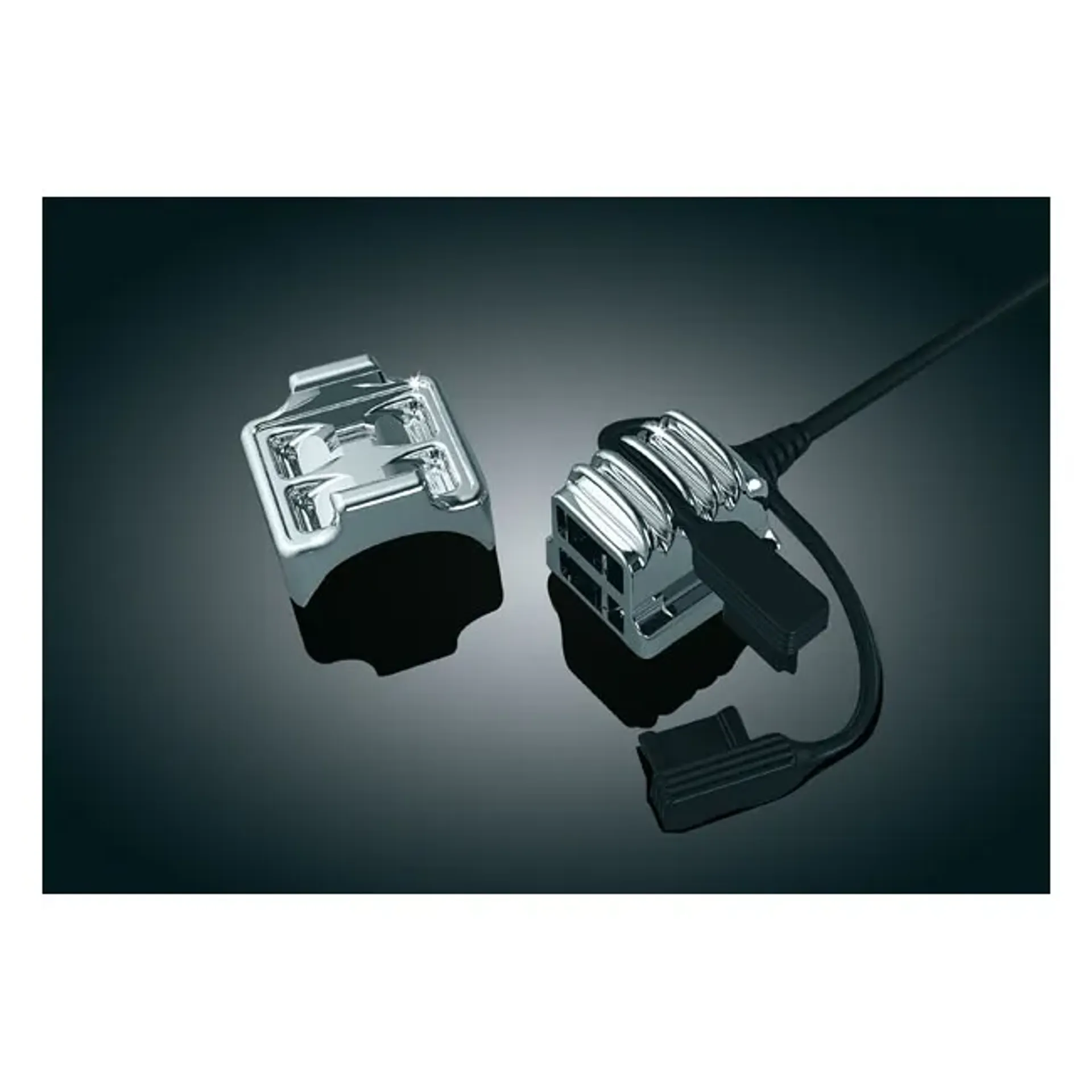 Kuryakyn, Handlebar USB charger / power point. Chrome