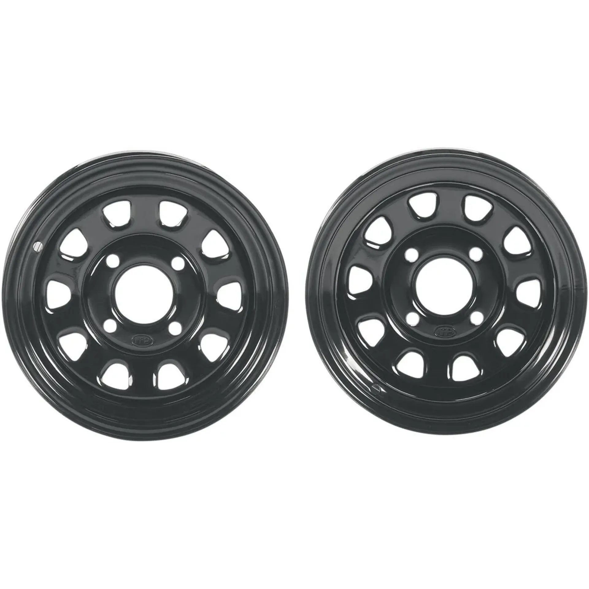 Wheel Delta Steel Black 12X7 Bolt Pattern 4/110 Offset 5+2