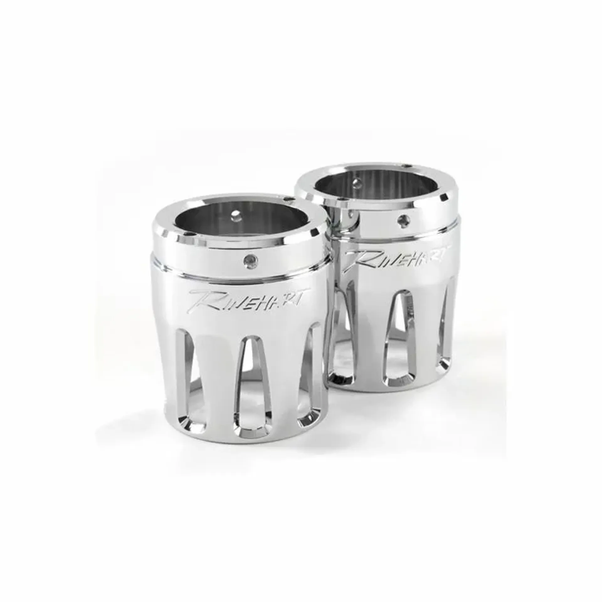End Caps Merge 4″ Exhaust Moto Chrome