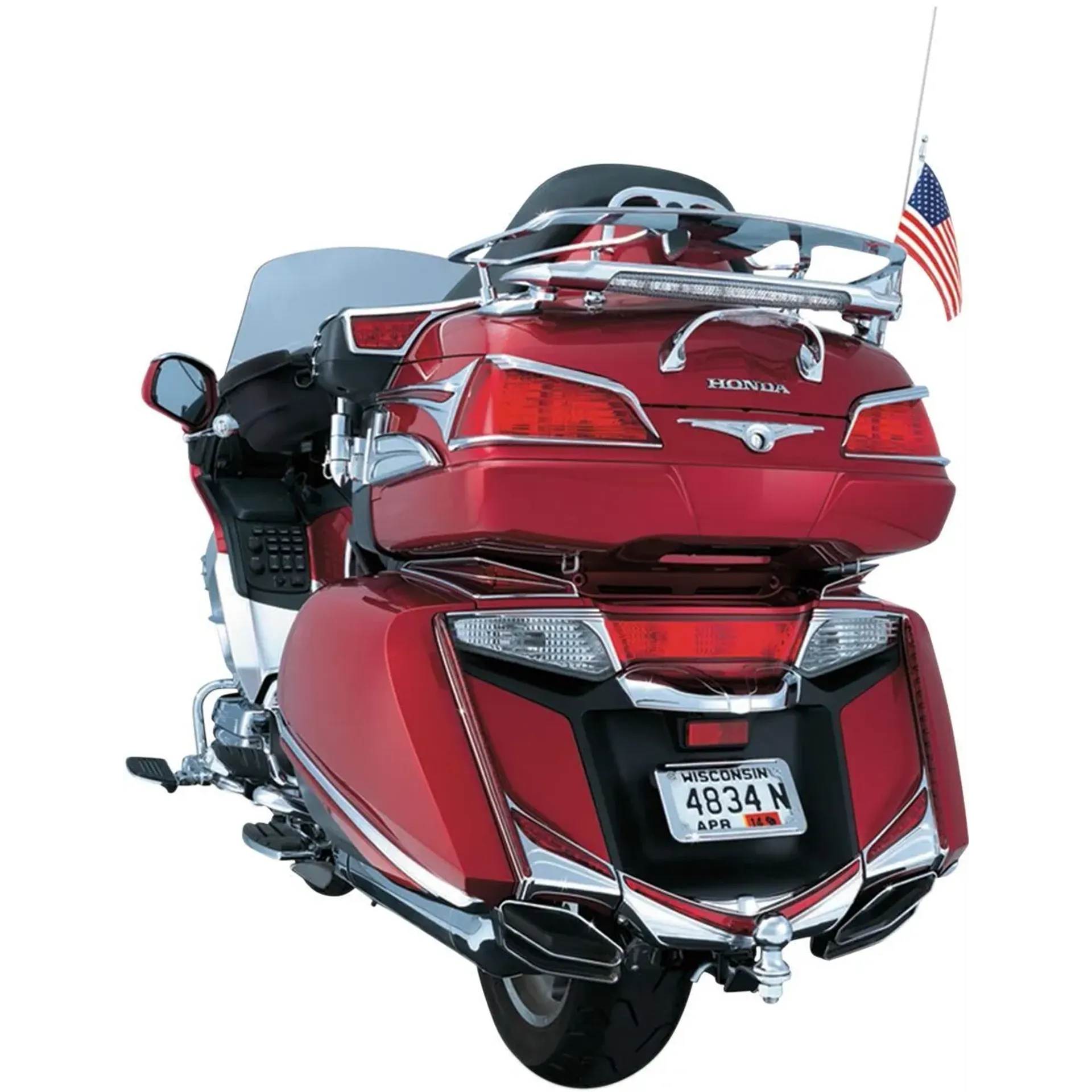 Led Rear Fender Tip Chrome Honda Gl1800