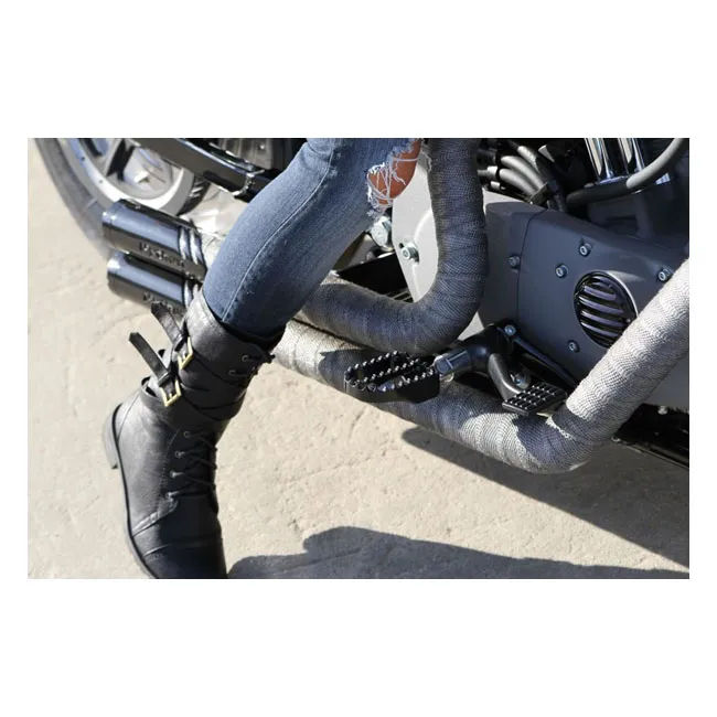 Burly, MX foot pegs. Black - Afbeelding 5