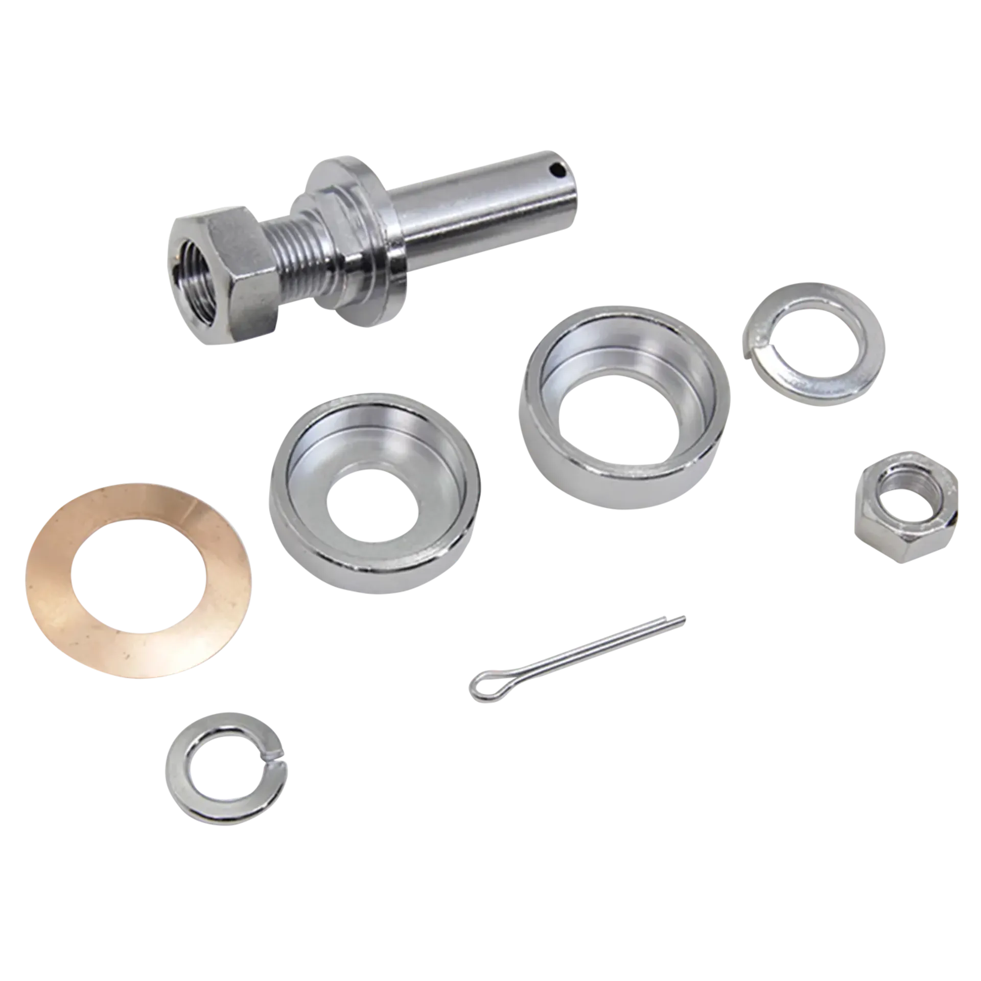5Pck Wheel Lug Bolts White Pl. BT36-72
