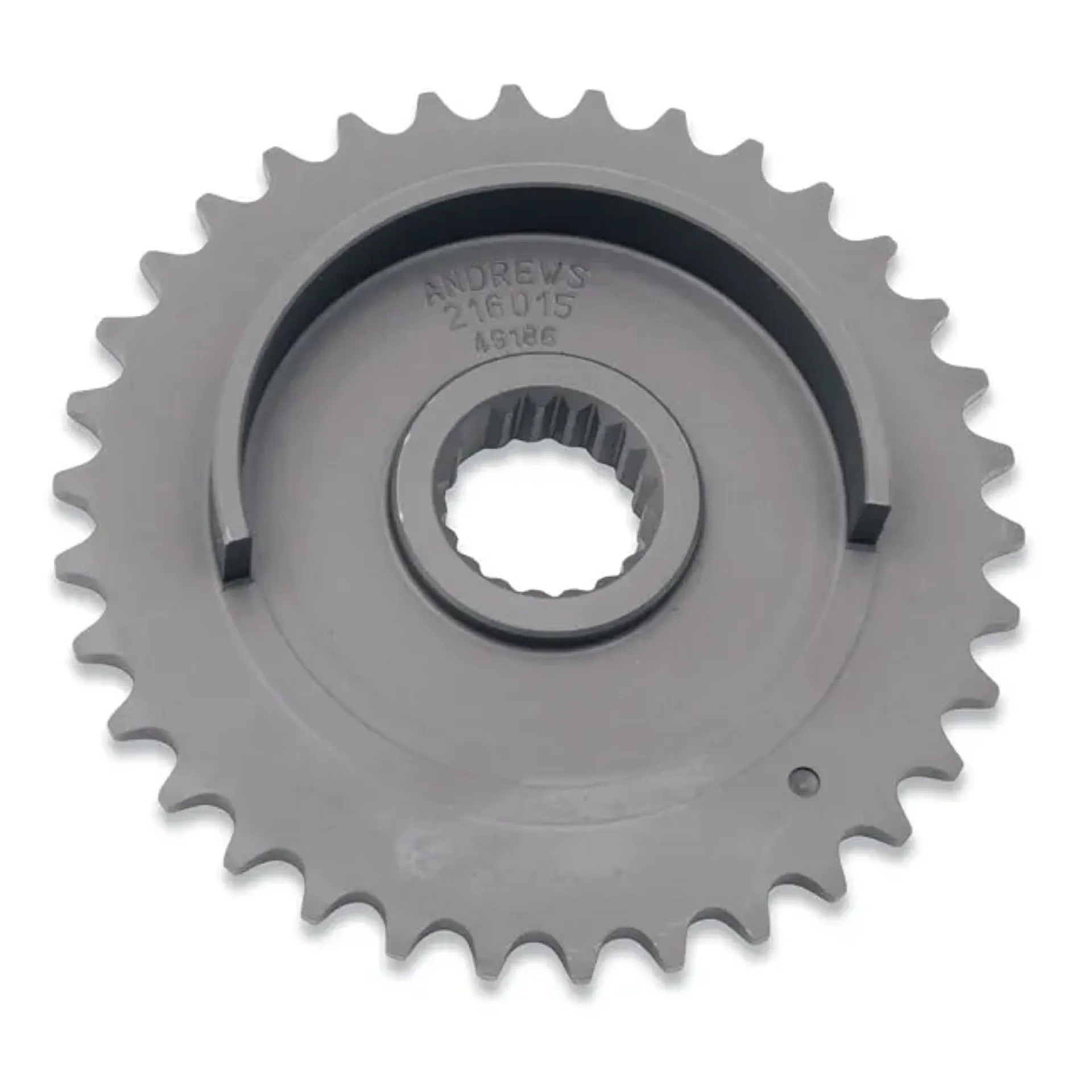 Andrews, cam driven gear. 34T