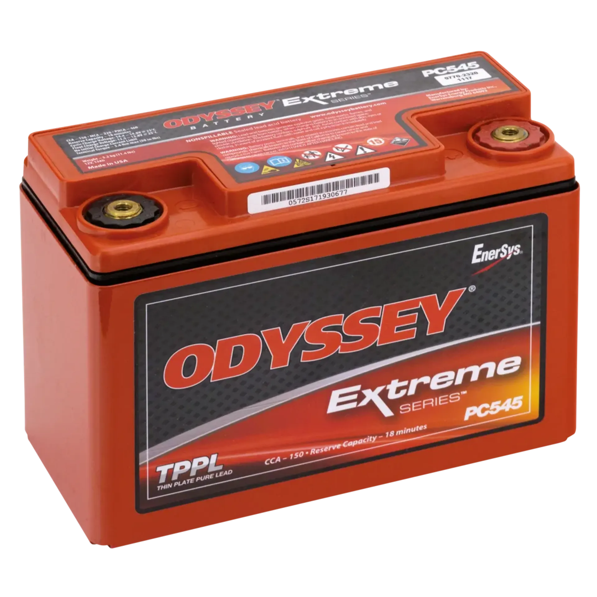 UN-2800 Odyssey Battery PC545MJ-P