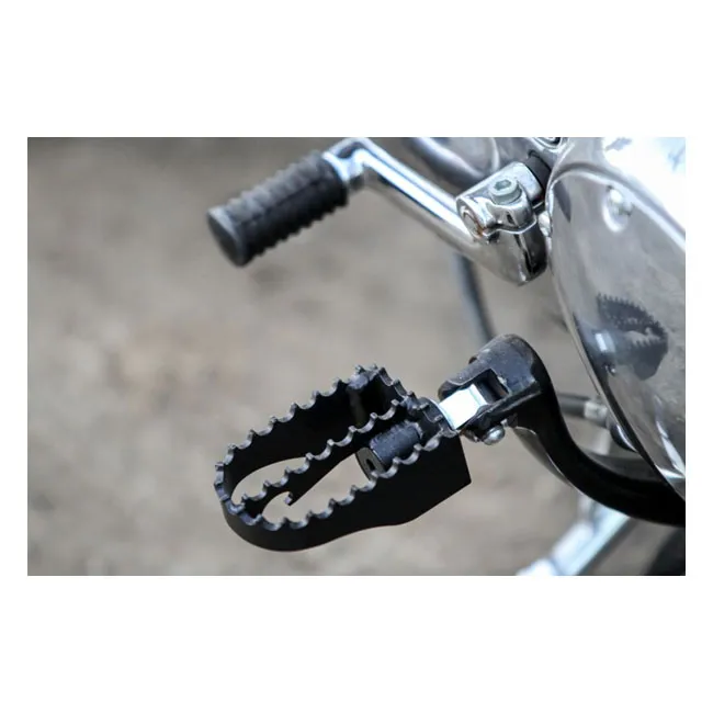 Burly, MX foot pegs. Black - Afbeelding 2