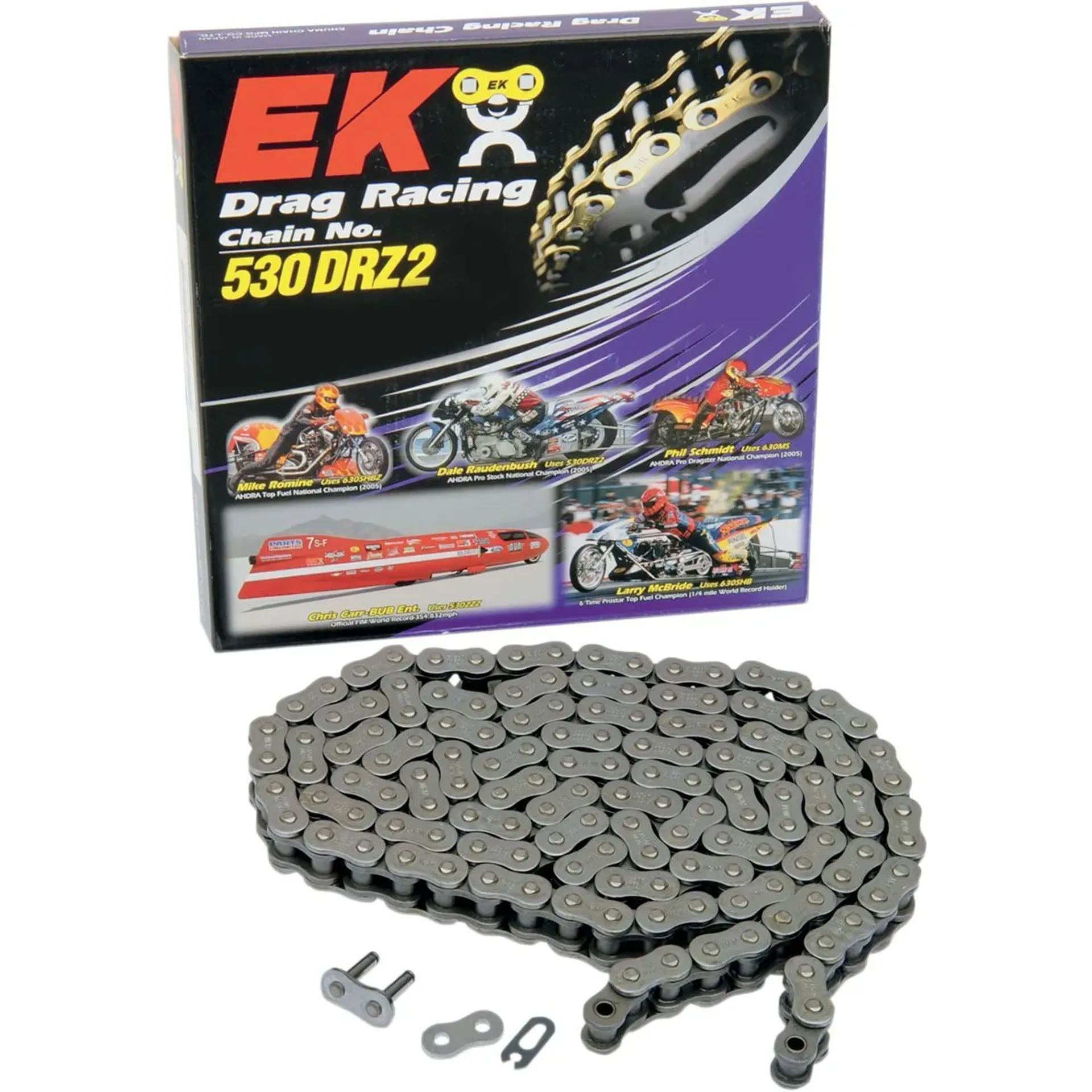 Drz2 160 Clip Link 530 Non-Seal Replacement Drive Chain / Natural