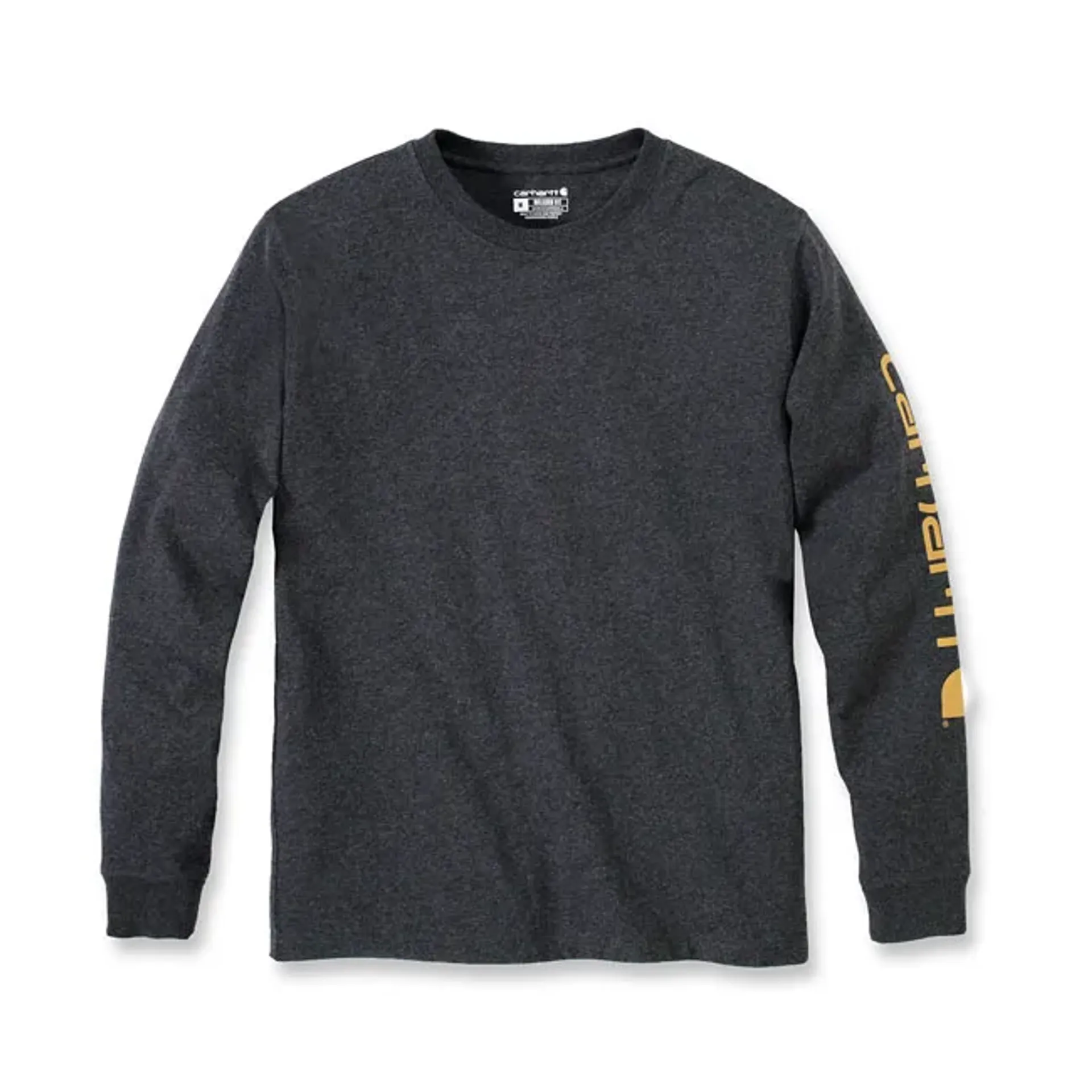 Carhartt Sleeve logo long sleeve carbon heather