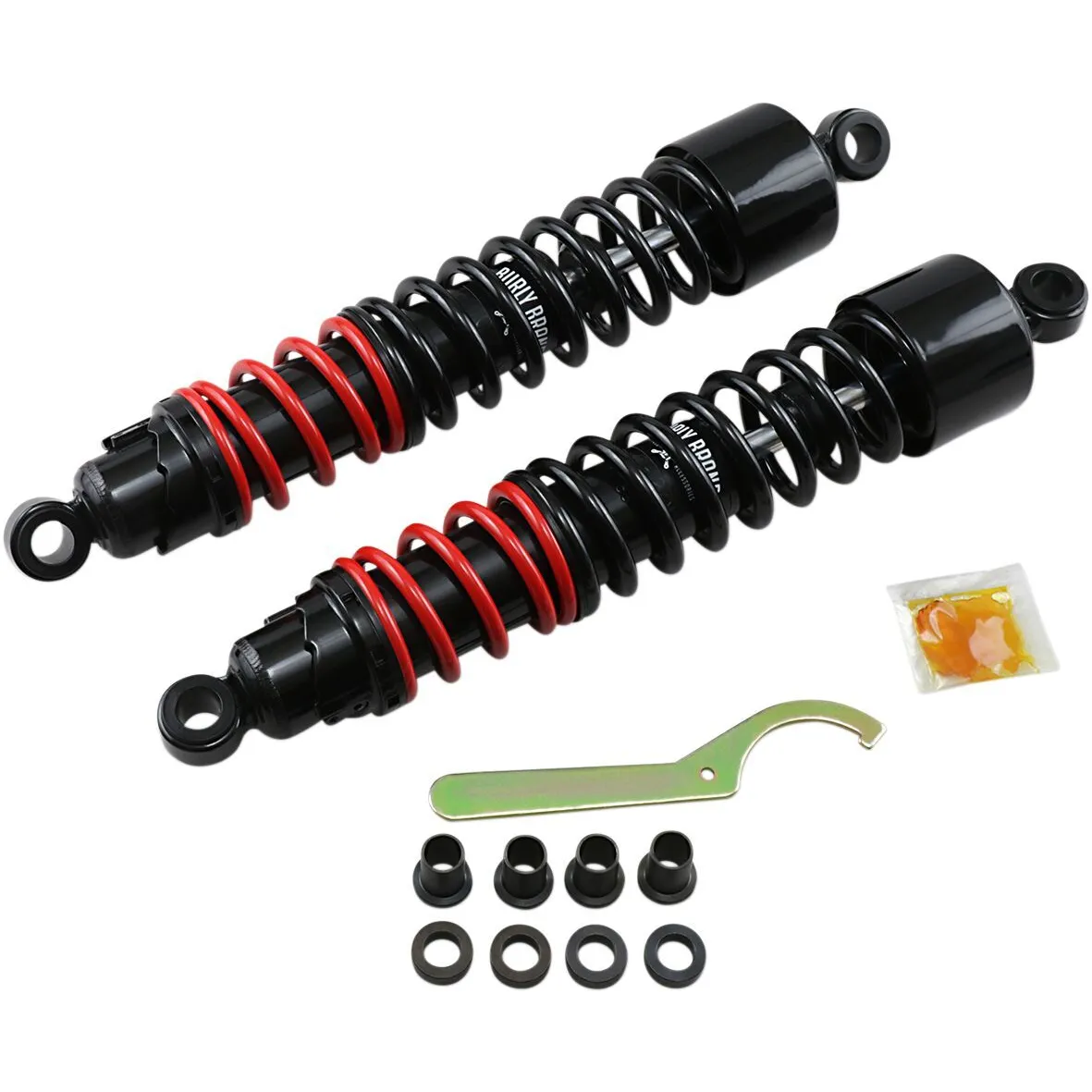 Shocks 15" Stiletto Black W/Red & Black Springs