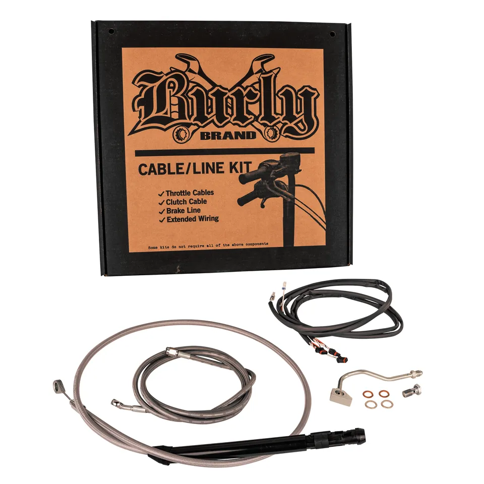 Burly Control Kit 15" SS FLH/T21-Up - Afbeelding 2