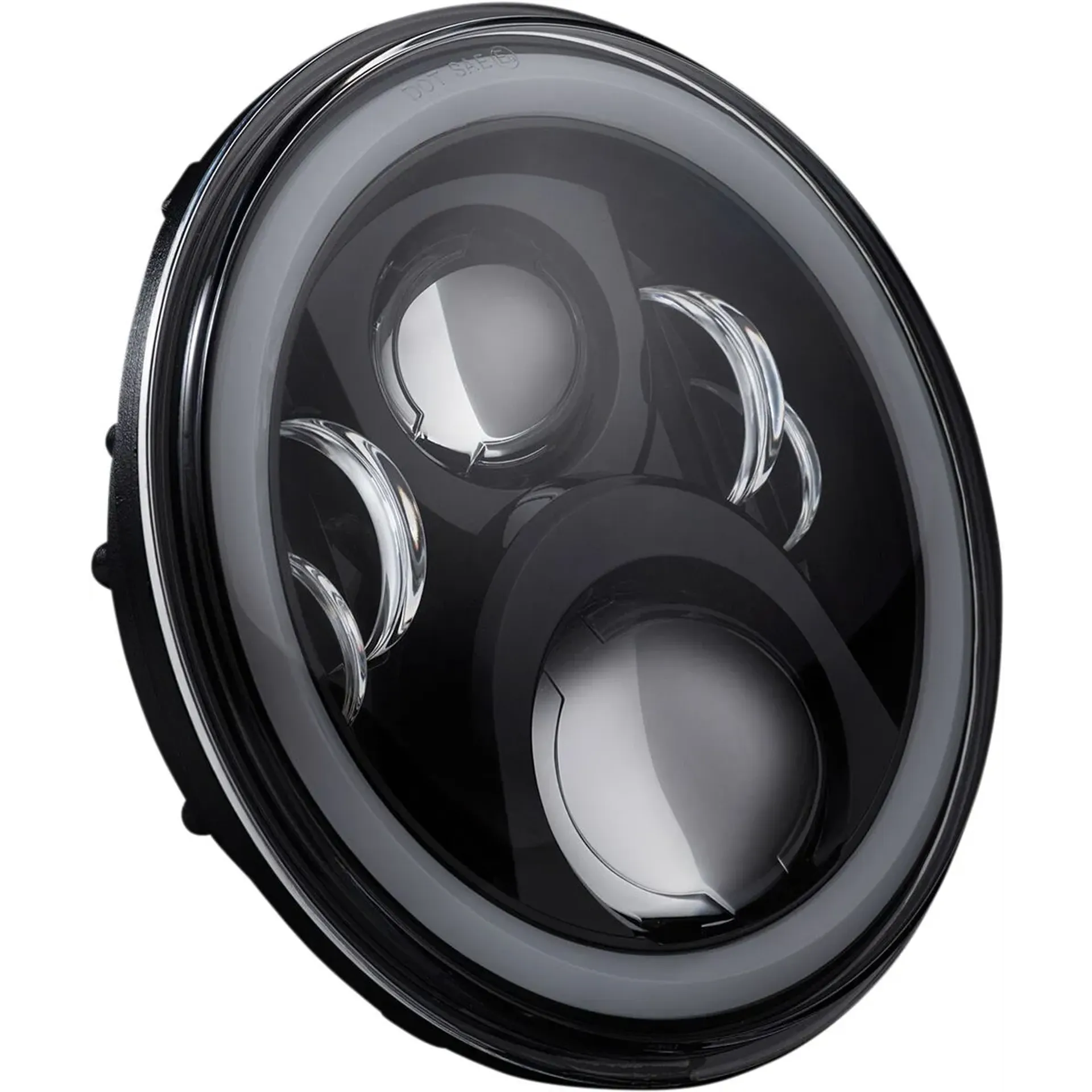 Headlamp 7″Led Halo Blk