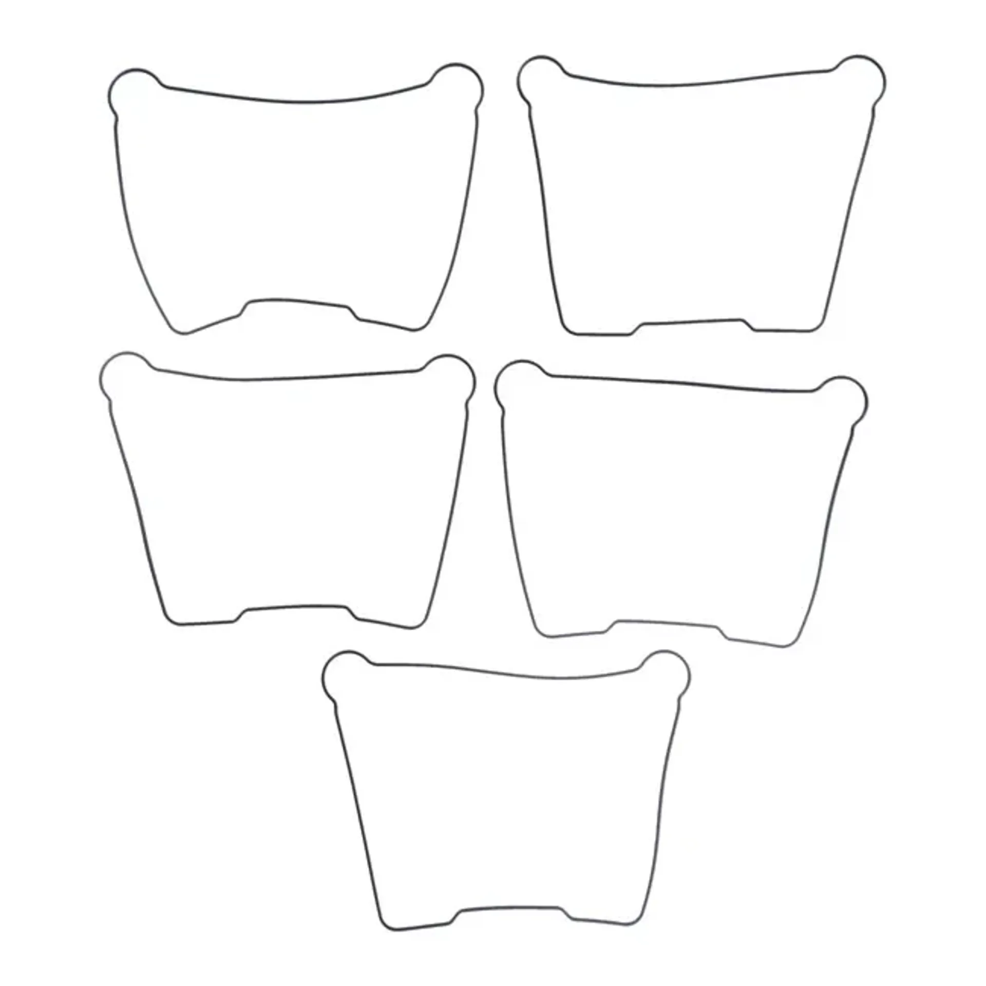 James, rocker cover gaskets. Upper/outer