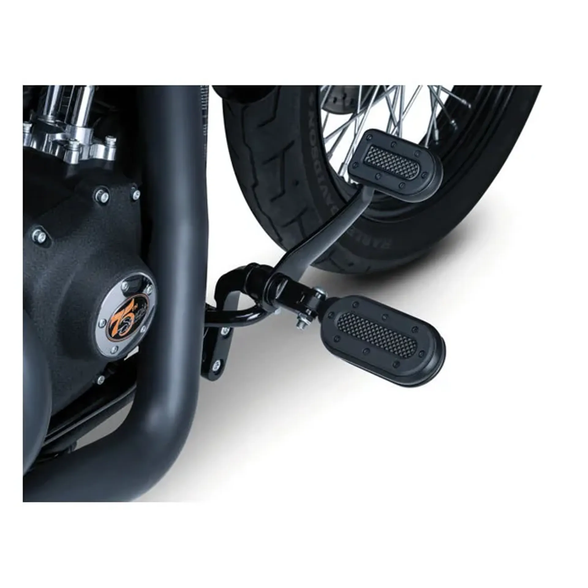 Kuryakyn, Heavy industry switchblade foot pegs. stain black