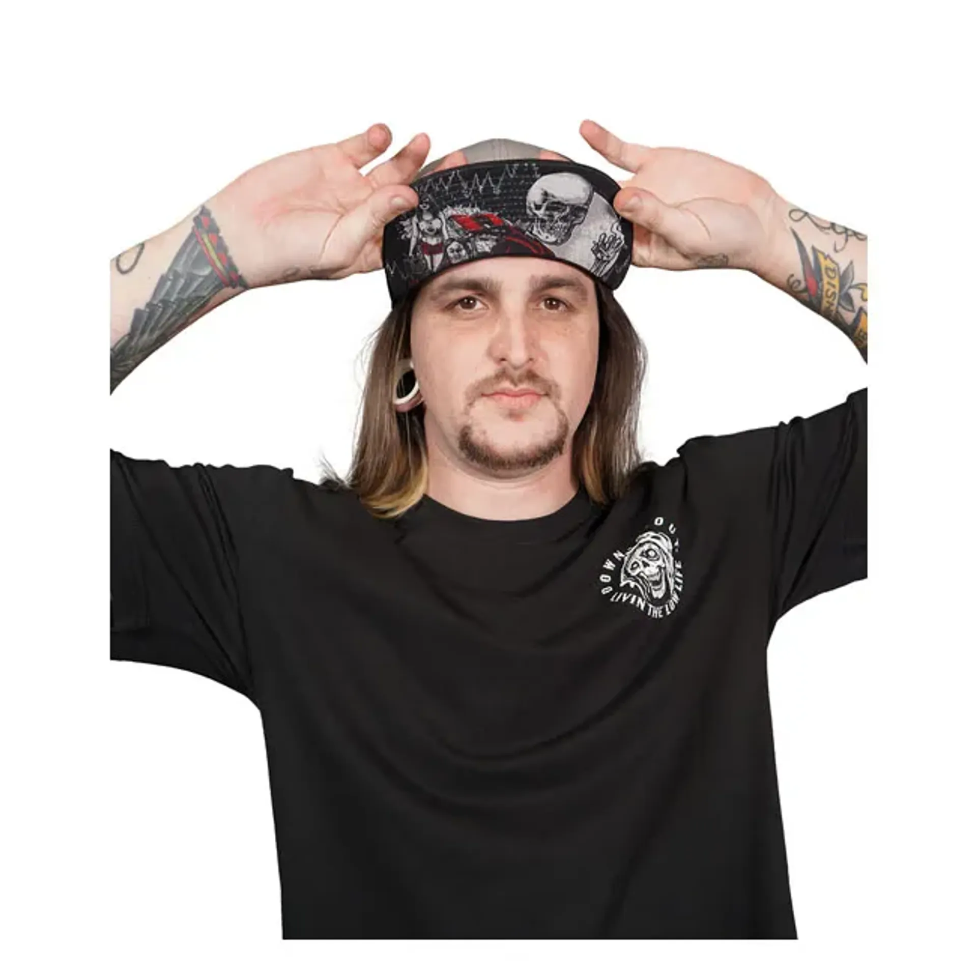 Down-n-Out Bad Example snapback cap grey/black