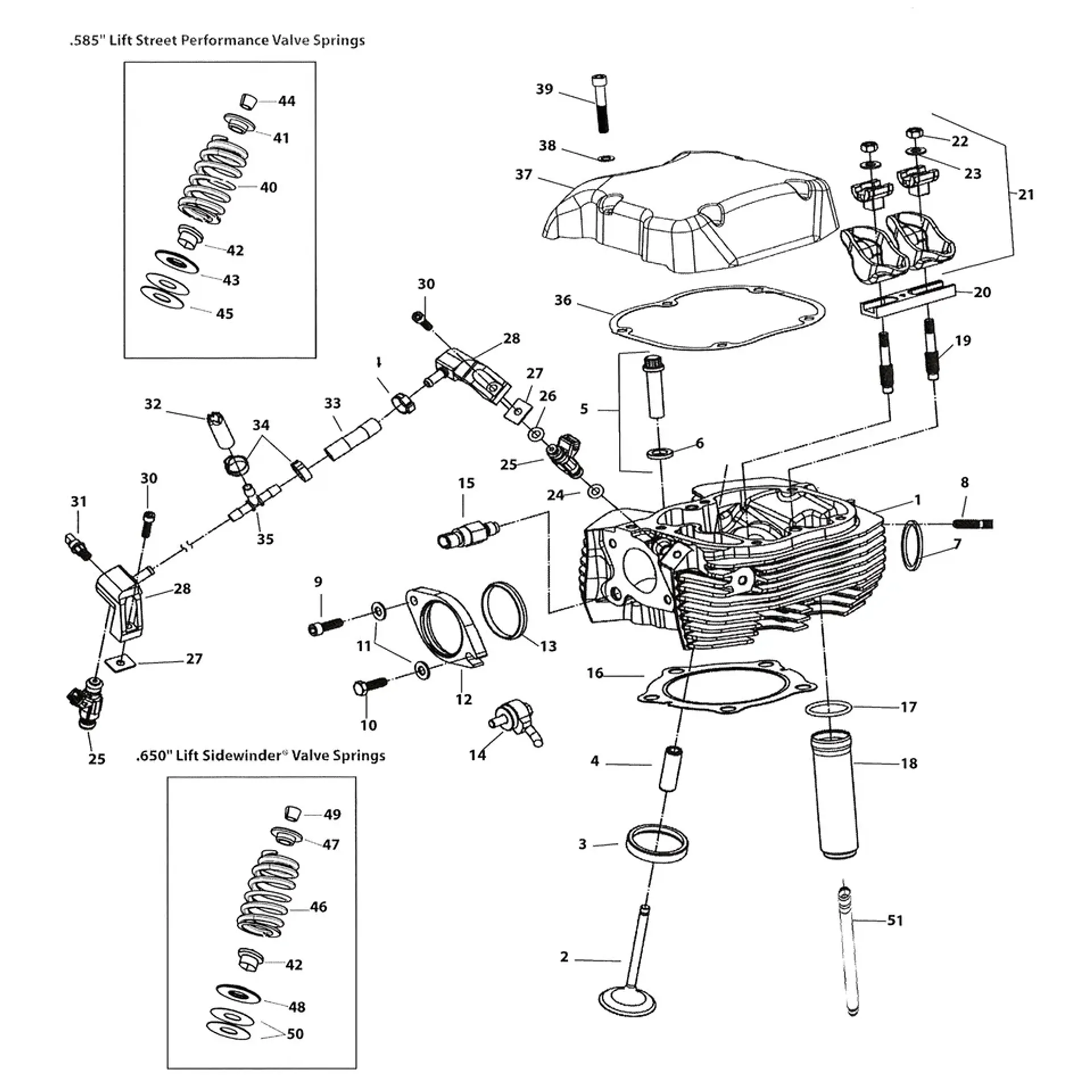 Seat, exhaust – 1.605″ – 1984-up (#1801