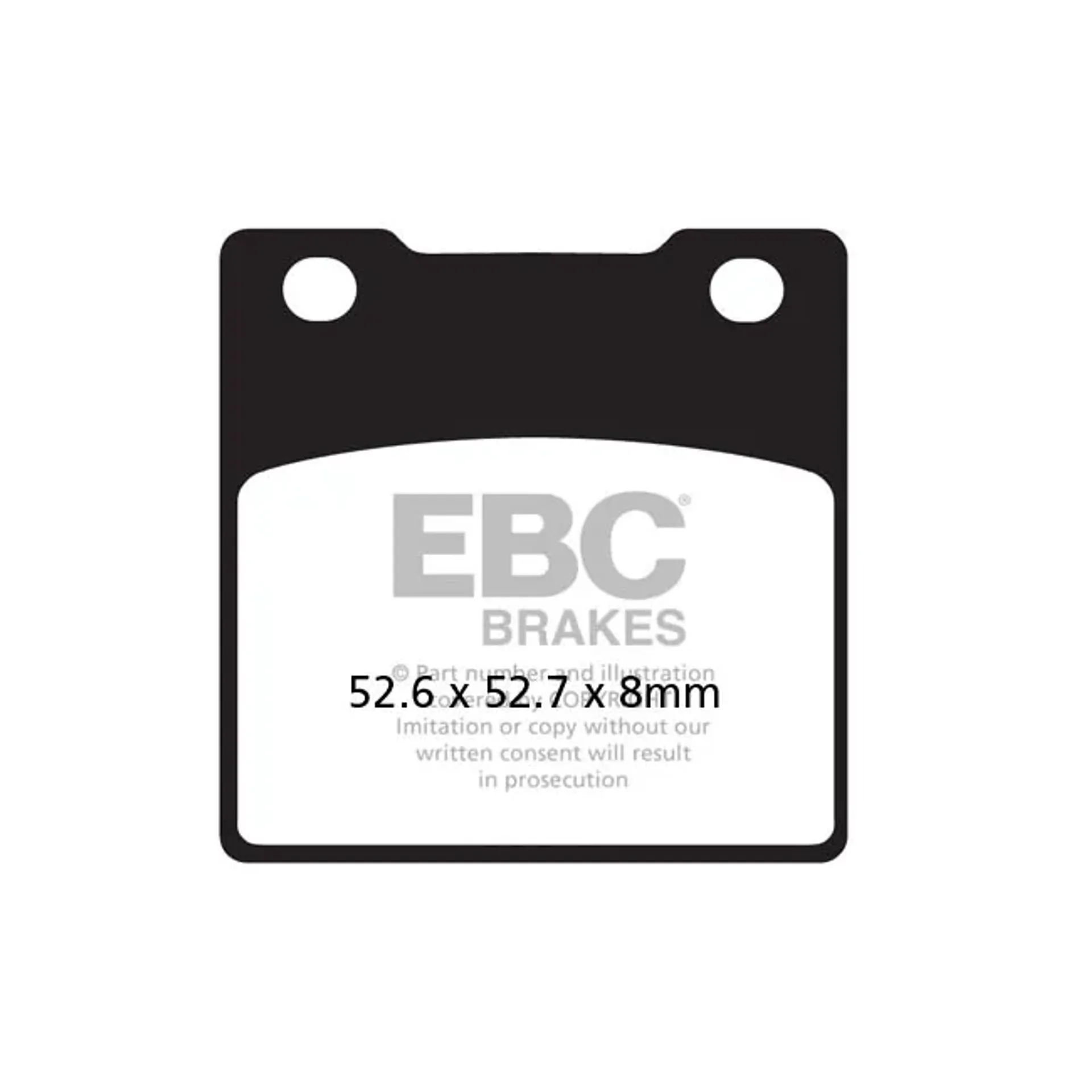 EBC V-pad Semi Sintered brake pads