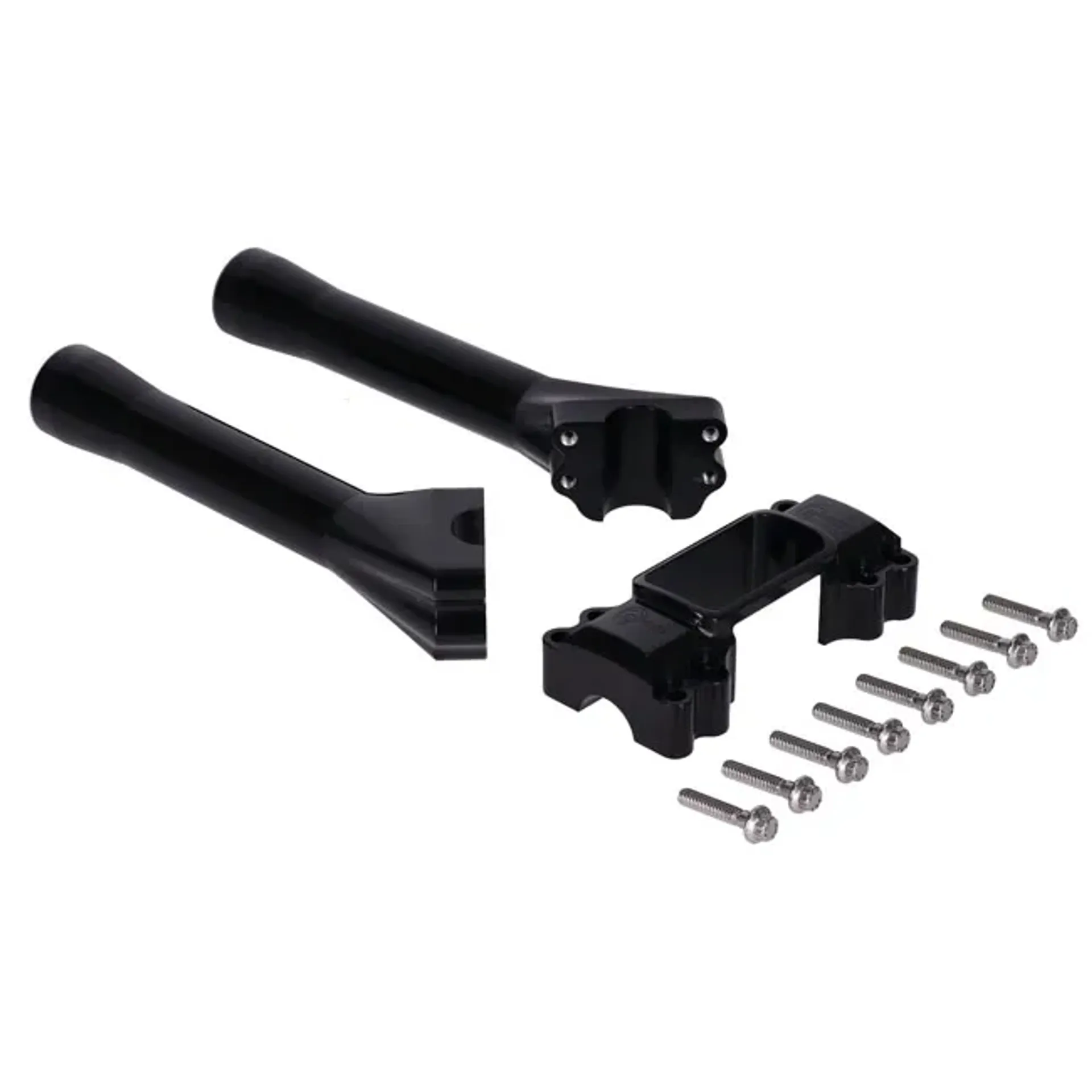 Indian Larry, M8 Softail BK Brawler risers 8". Black