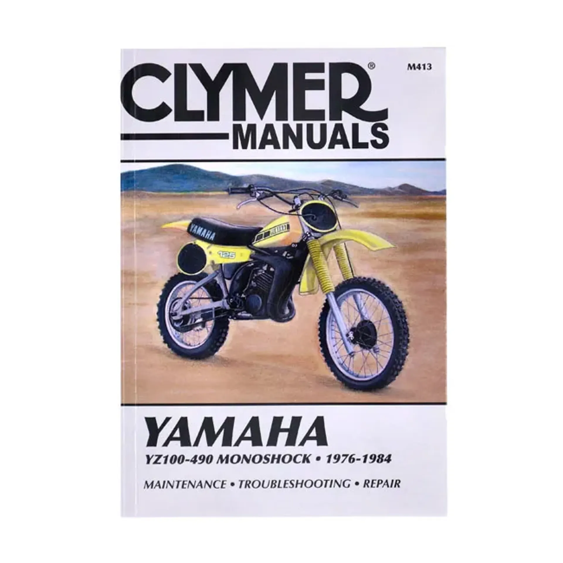 Clymer service manual, Yamaha YZ100-490 Monoshock
