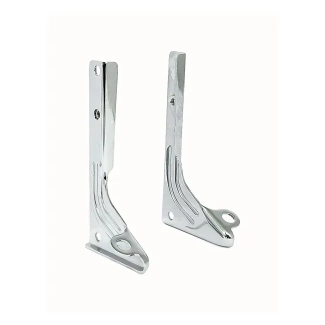 Spotlamp / passing lamp mount bracket kit. Chrome