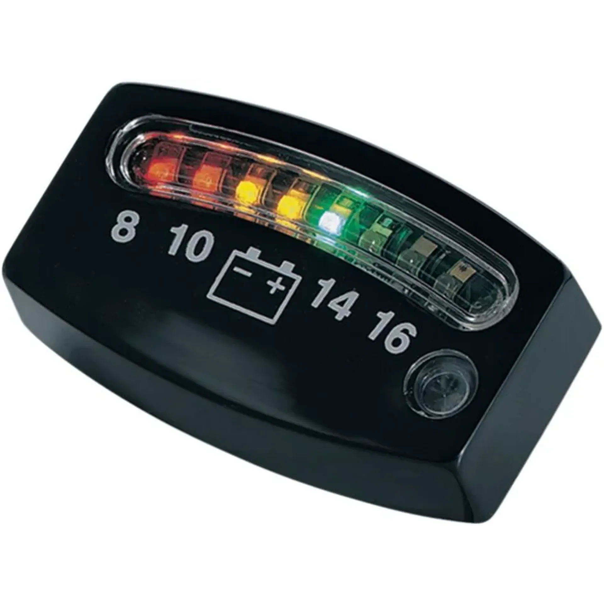Gauge Battery Led Black