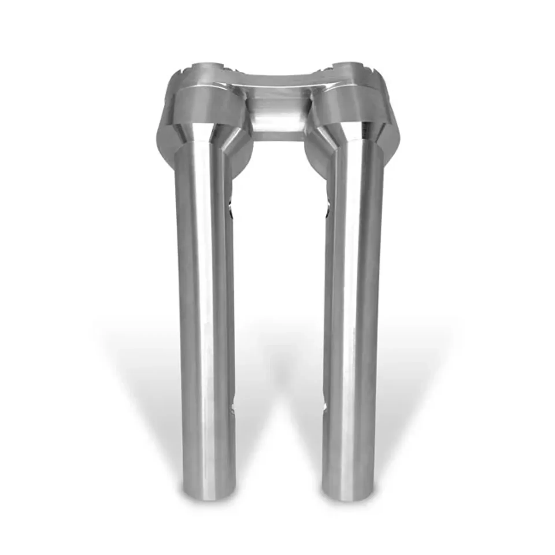 HeinzBikes, Clubstyle pullback risers 6". Silver/Silver