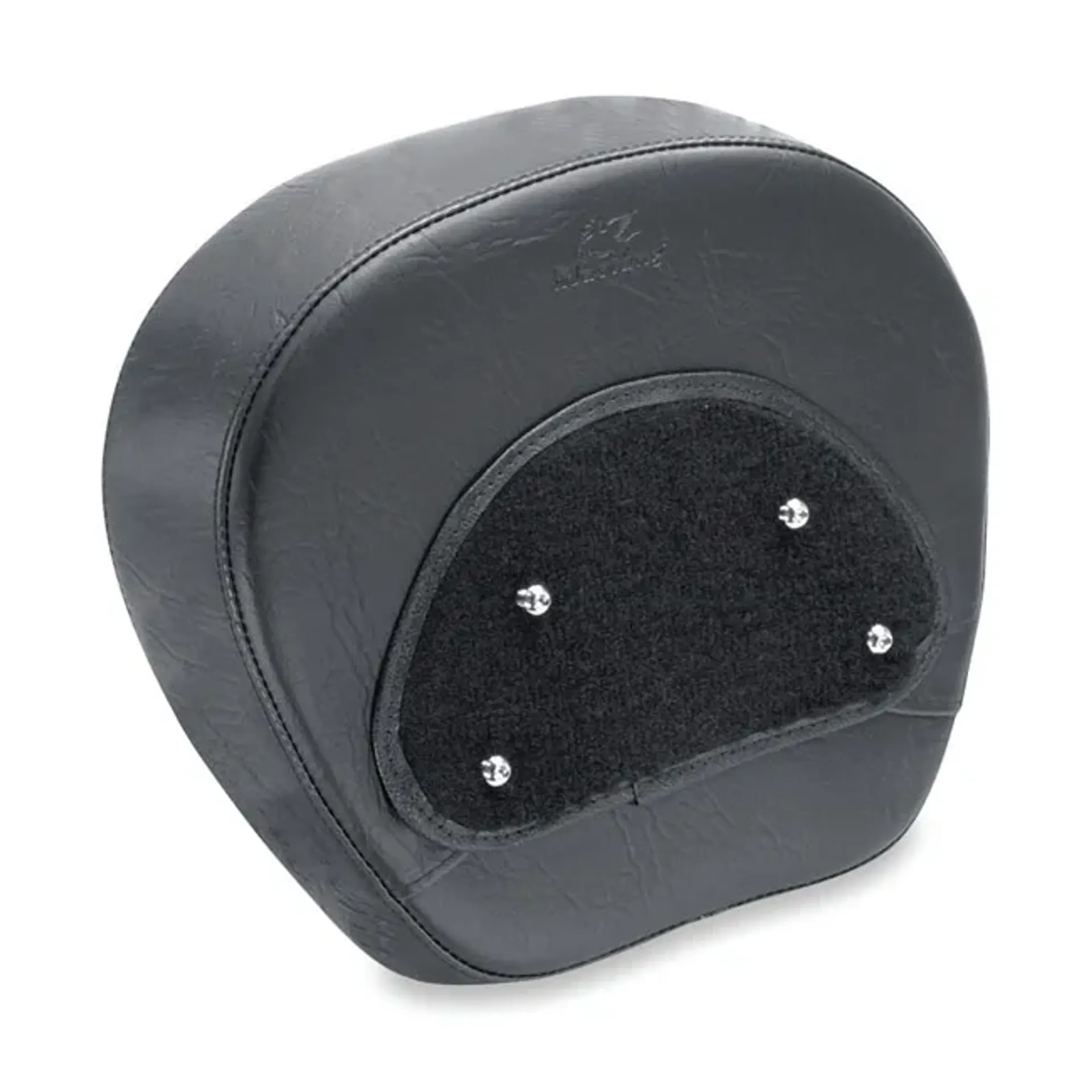 Mustang wide vintage sissy bar pad plain black
