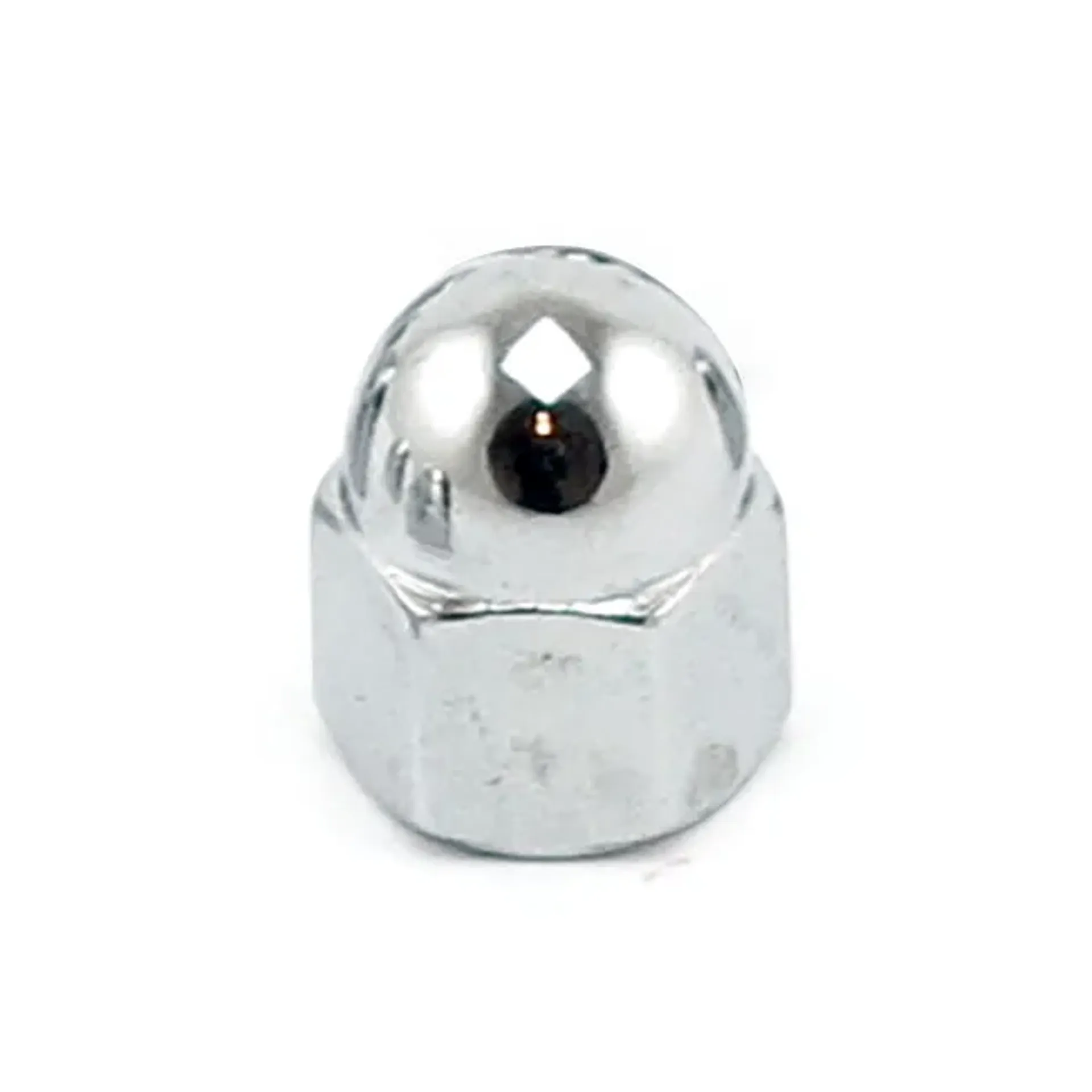 Colony, 7/16-20 acorn nuts chrome. Low Crown