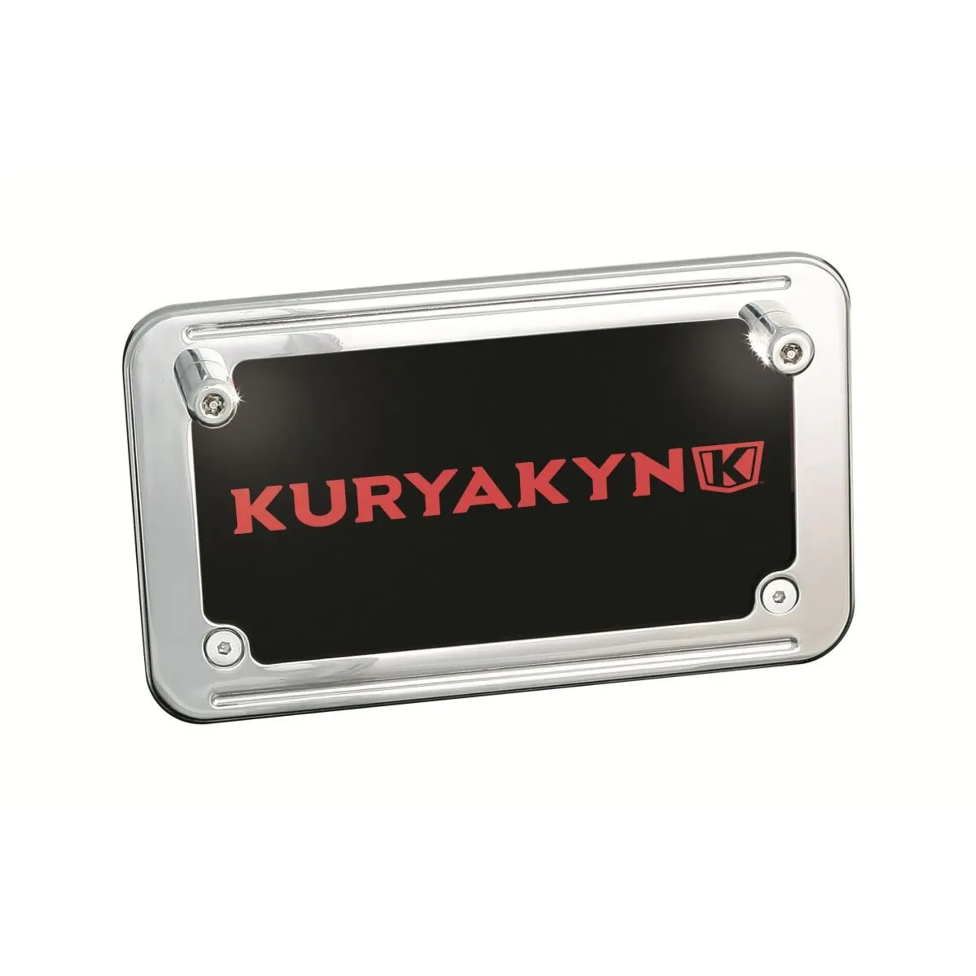 License Plate With Bolt Lights