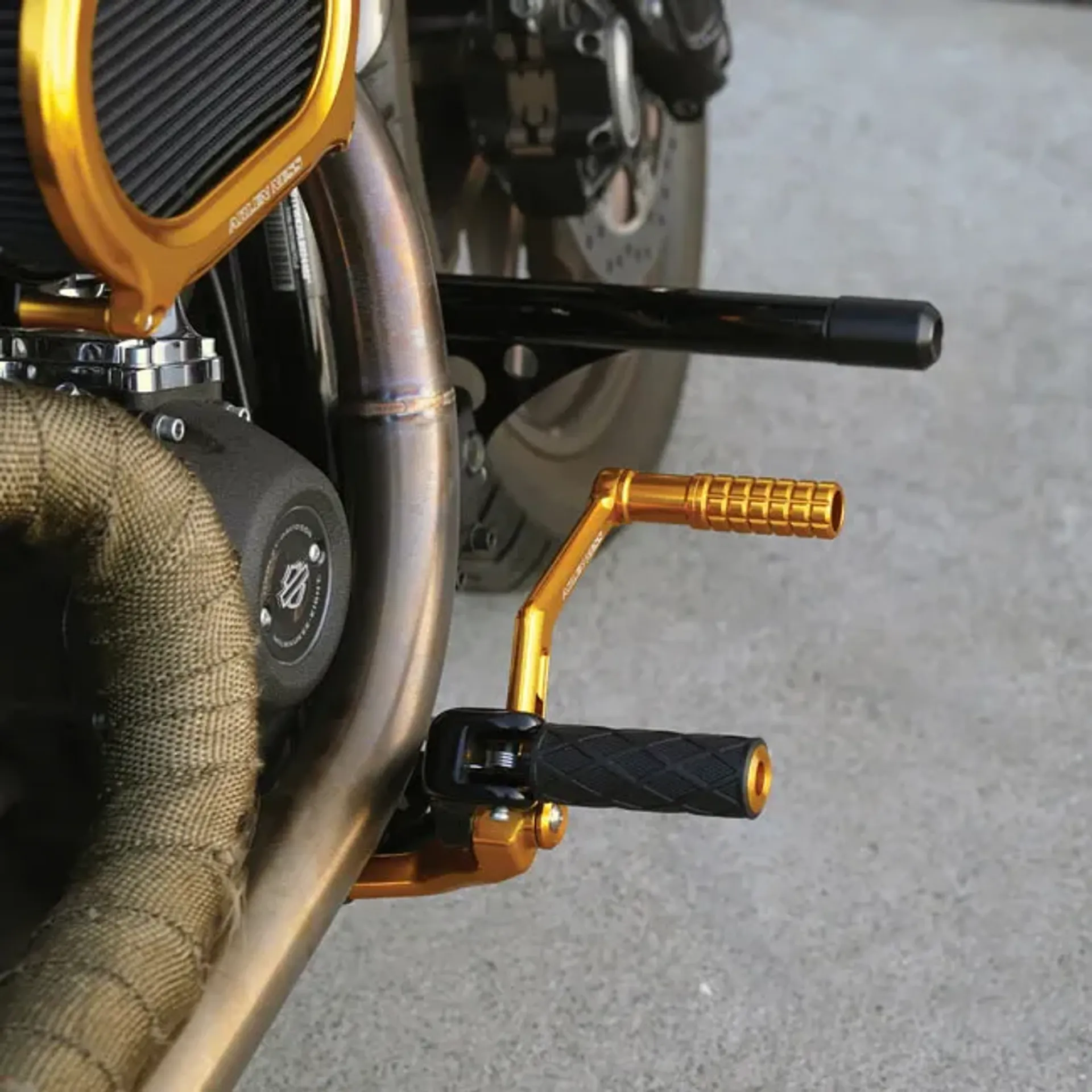 Arlen Ness, Speedliner Brake Arm. Gold