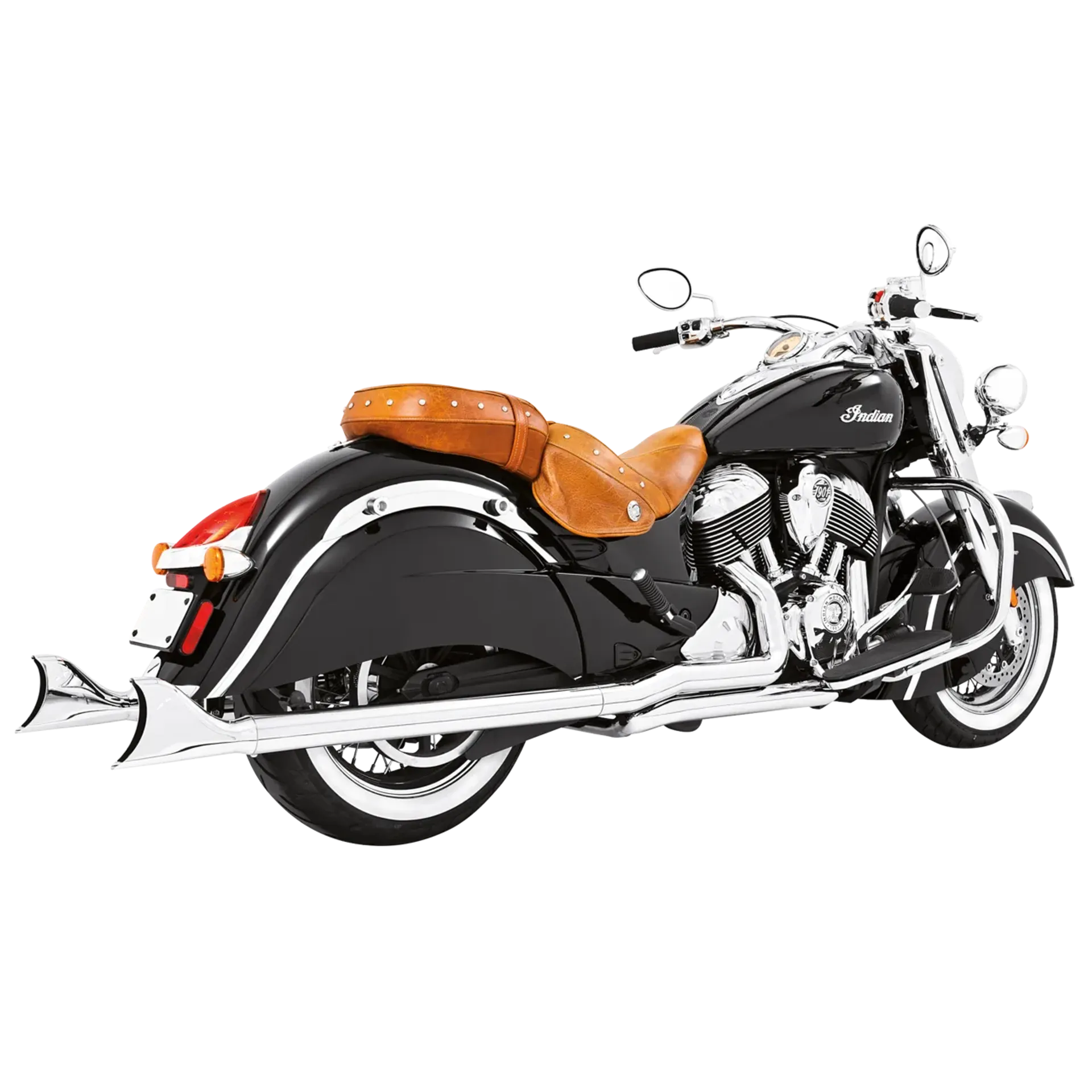 2.5″ SHARKTAIL DUAL SYSTEM CHROME VIC08-