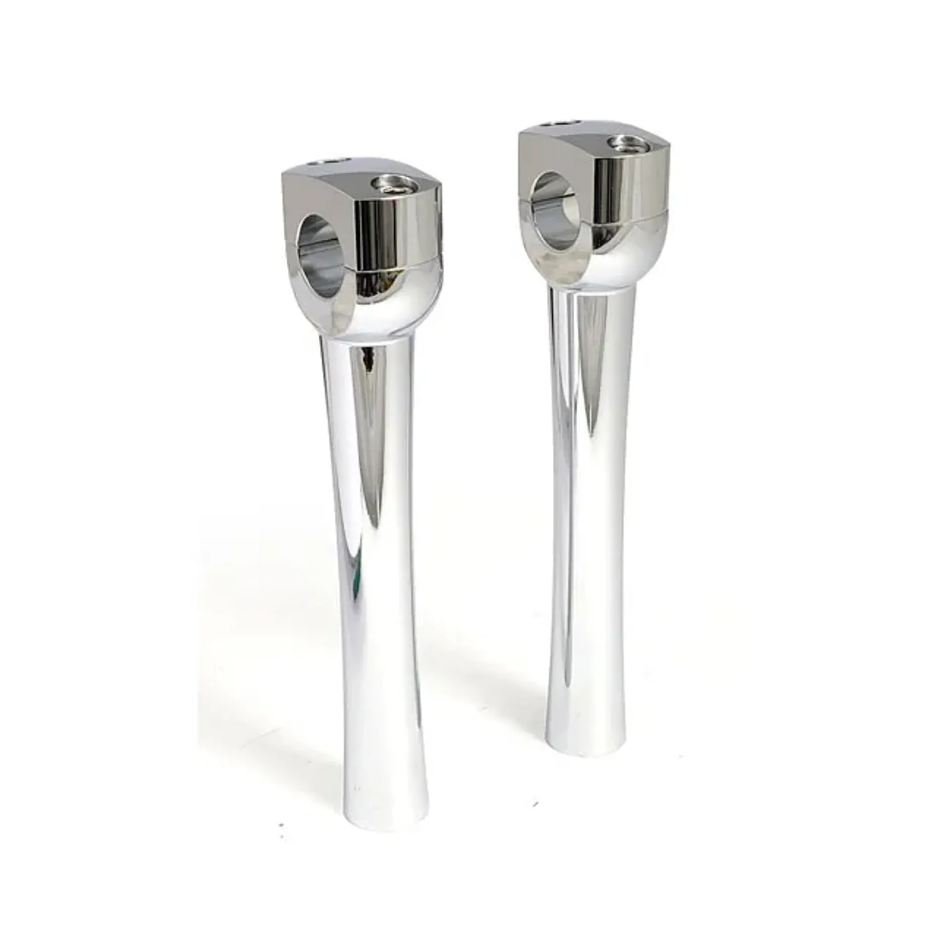 Dighton 8" domed risers. Chrome